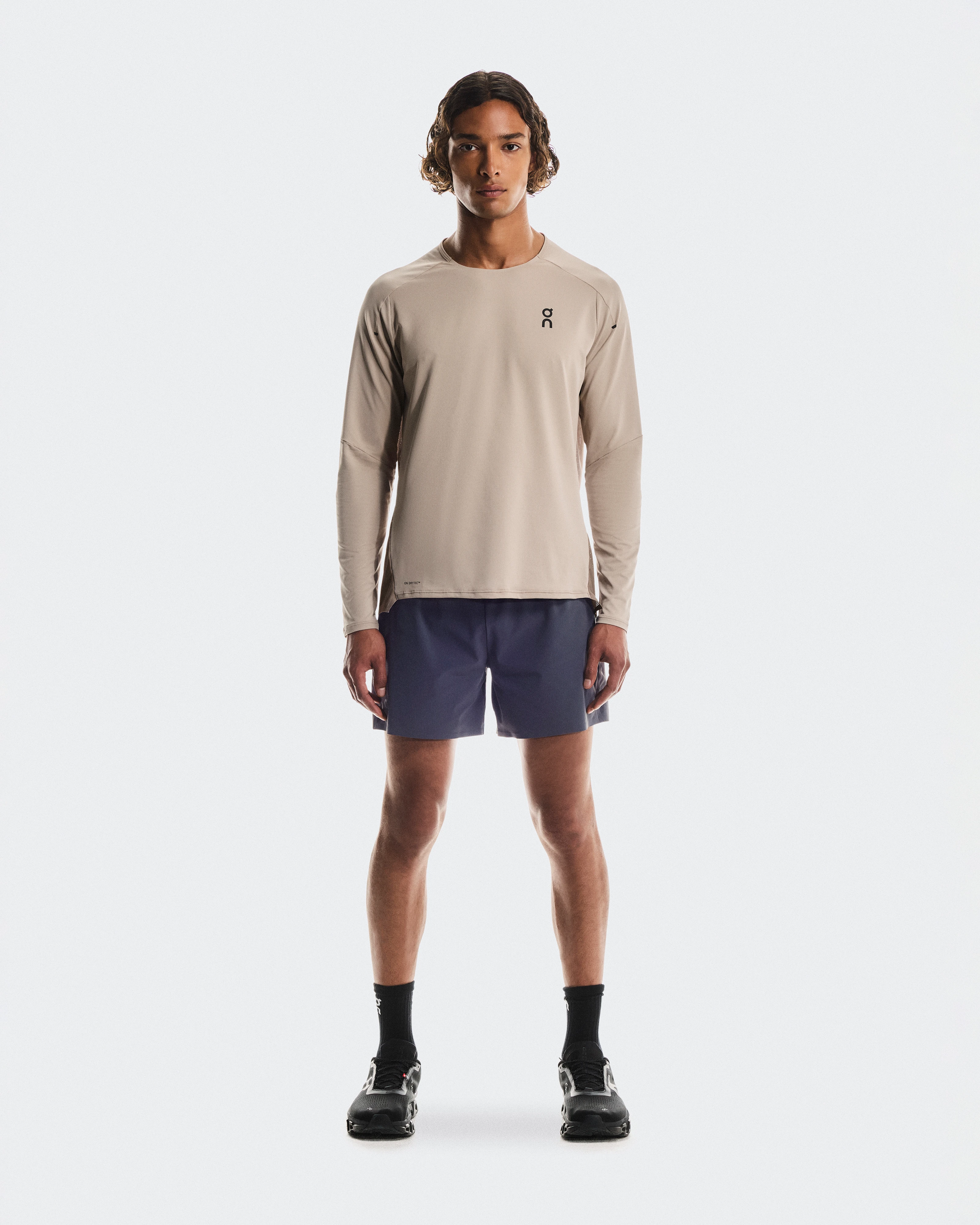 On Performance Long-T Desert & Cinder Men Tops and t-shirts