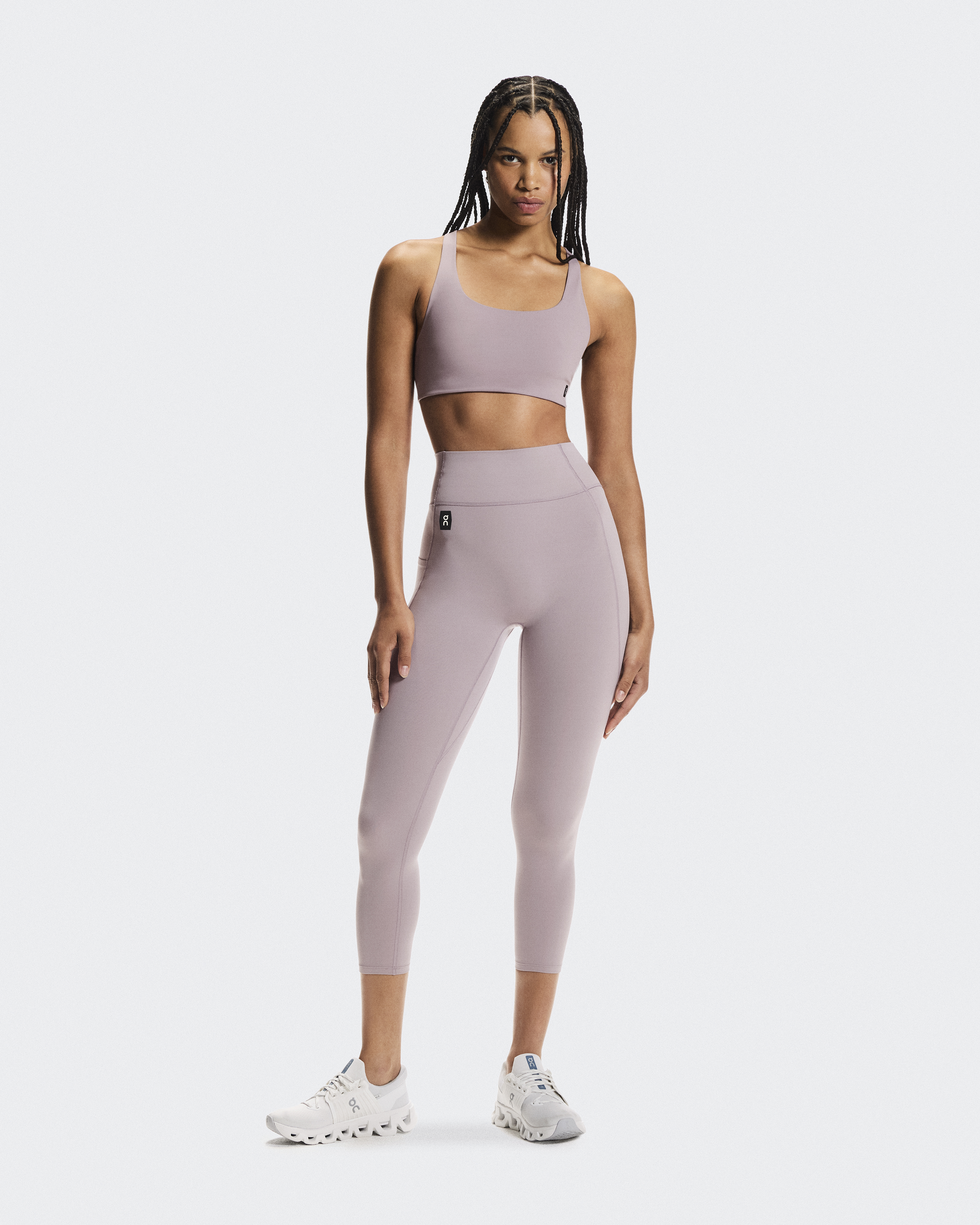 Studio Leggings 7/8 Mid-Length Tights in Heron