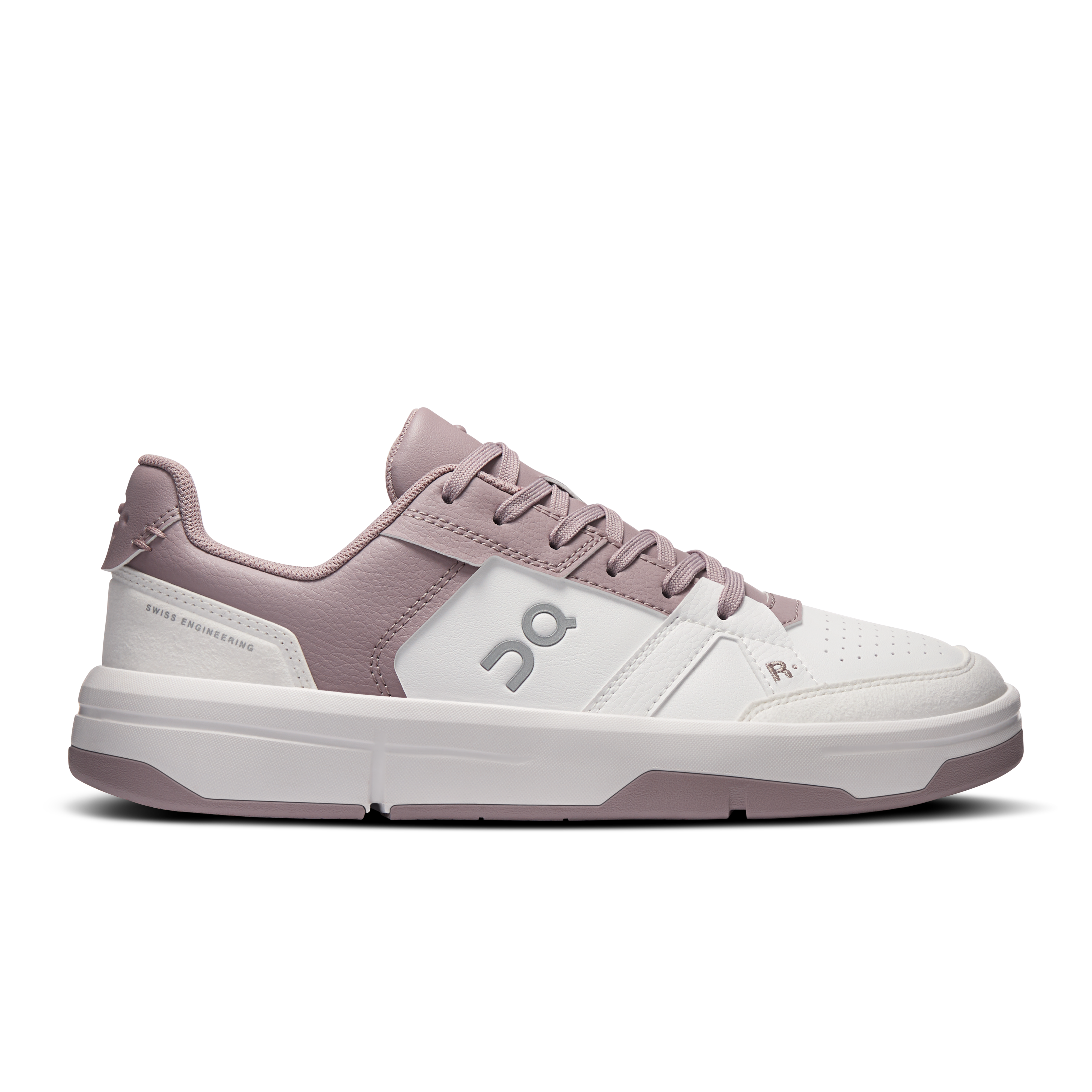THE ROGER Clubhouse Tennis Shoe in White/Heron