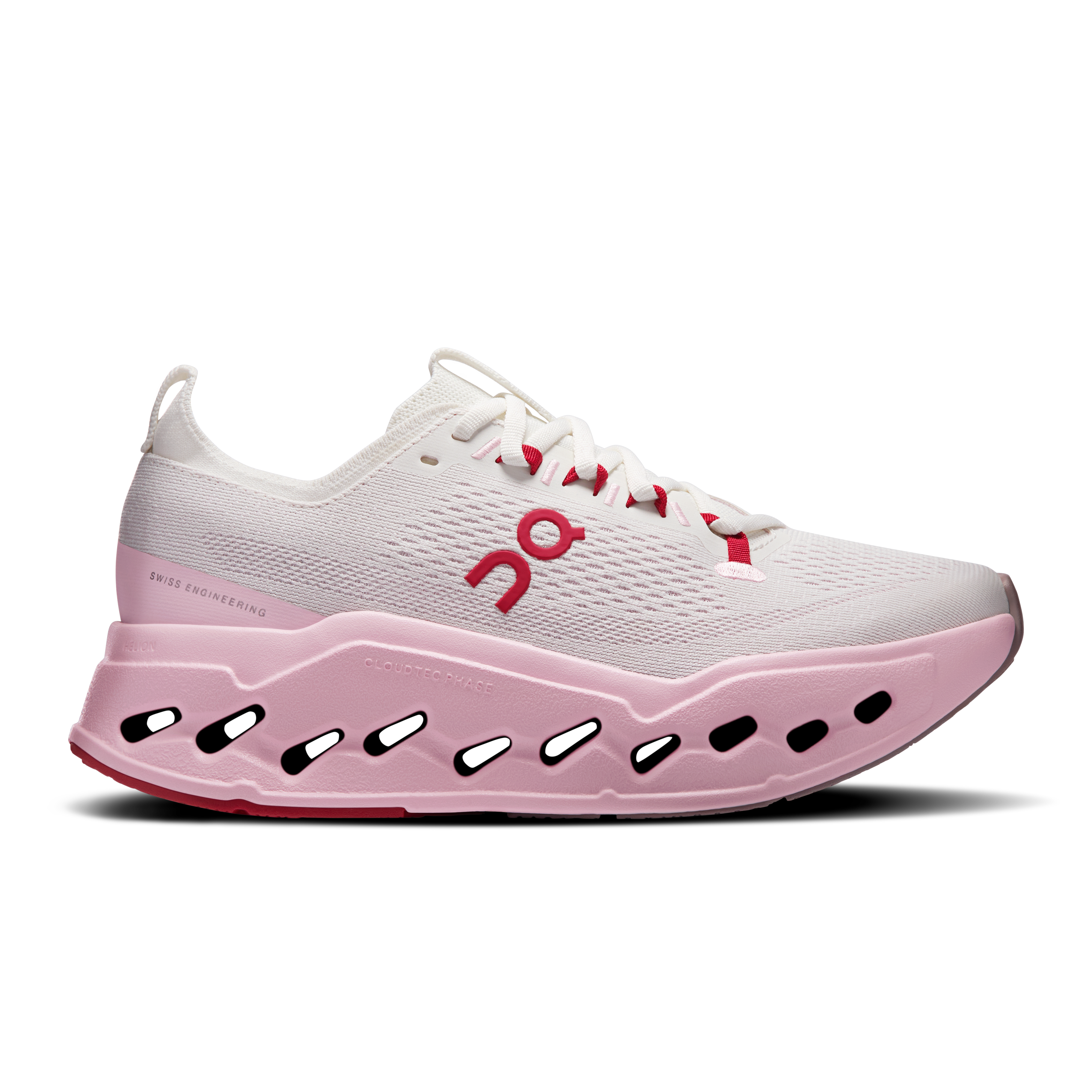 On Cloudsurfer Max Ivory & Peony Women Road running Shoes