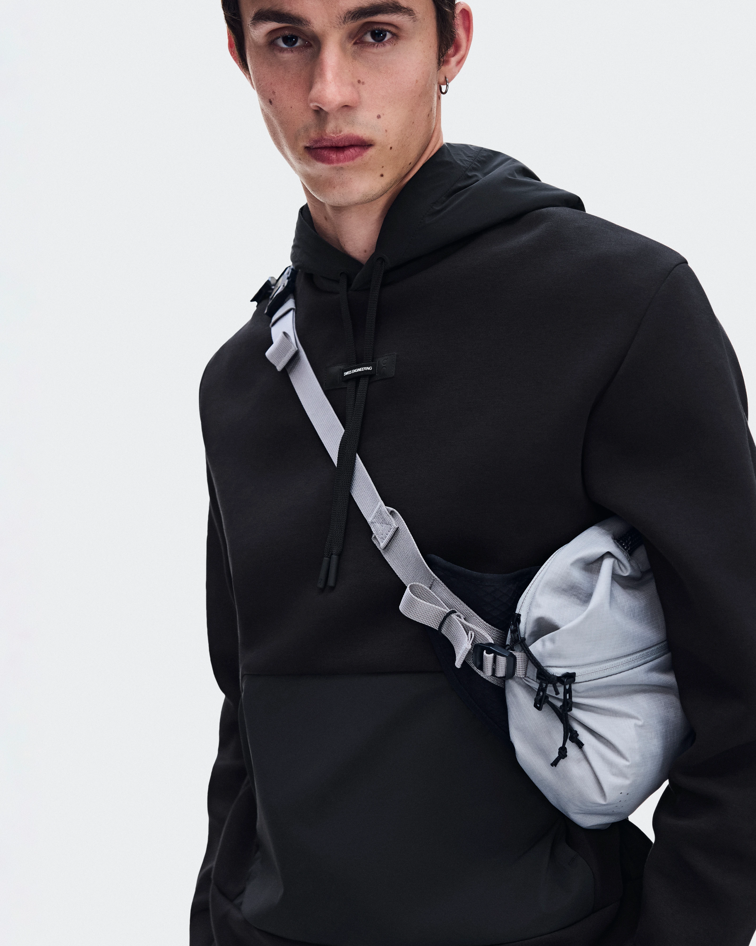 On Focus Tech Hoodie Remix Black Men Hoodies and sweatshirts