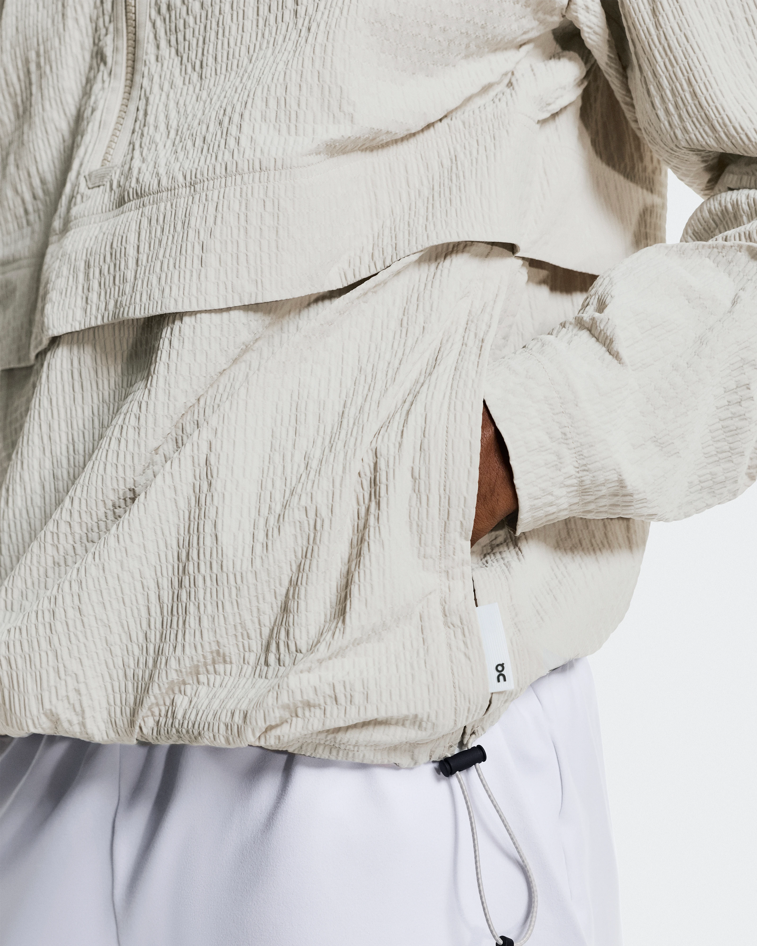 On Courtside 1/2 Zip Eaze Sand Homme Sweats à capuche et sweats