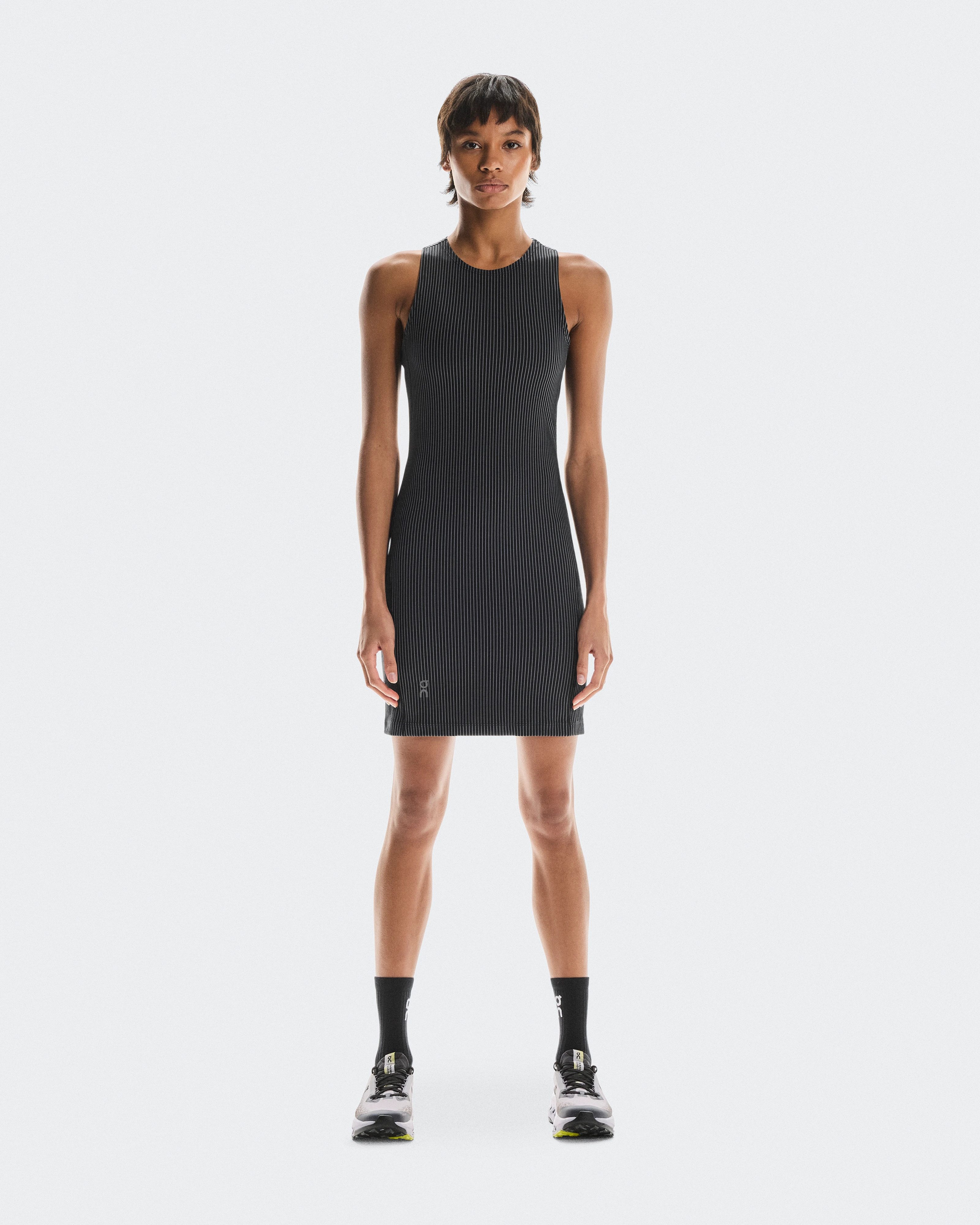 On All-Day Ribbed Dress Black & Rock Women Dresses