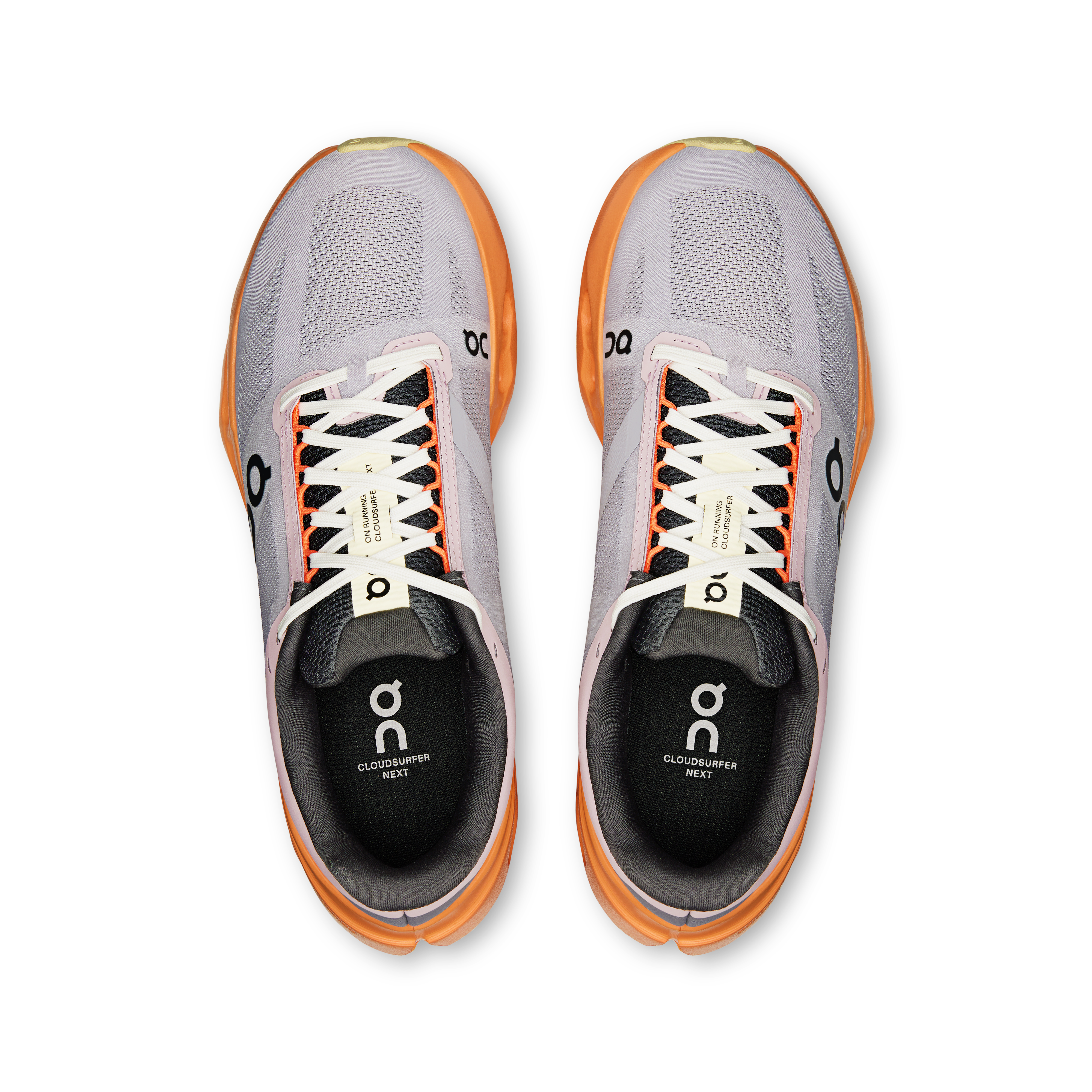 On Cloudsurfer Next Lilac & Tangerine Feminino Corrida de rua Tênis