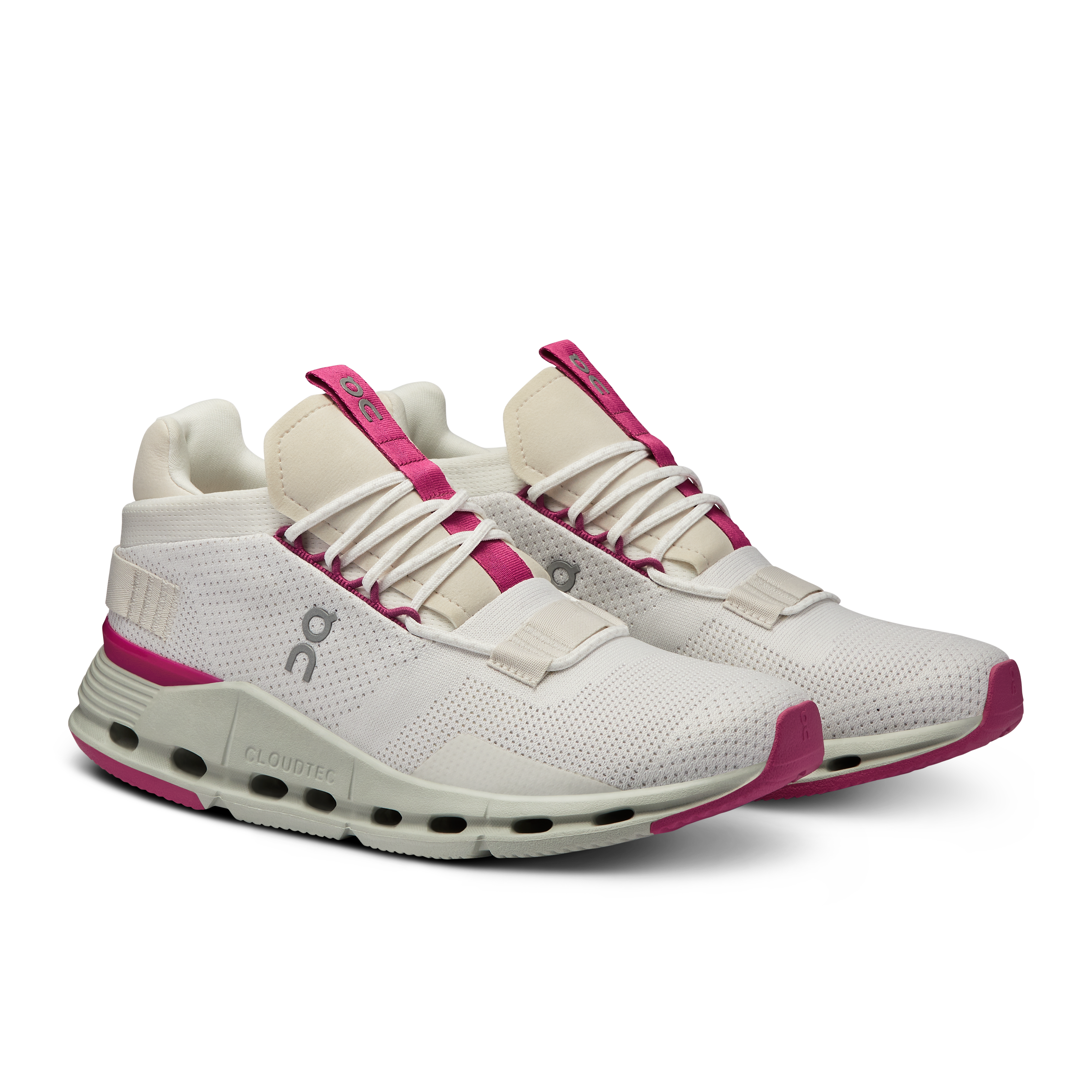 on Running Cloudnova White Violet (Women's)