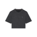 Train Flex-T Crop Short-Sleeve Shirt in Ember Heather