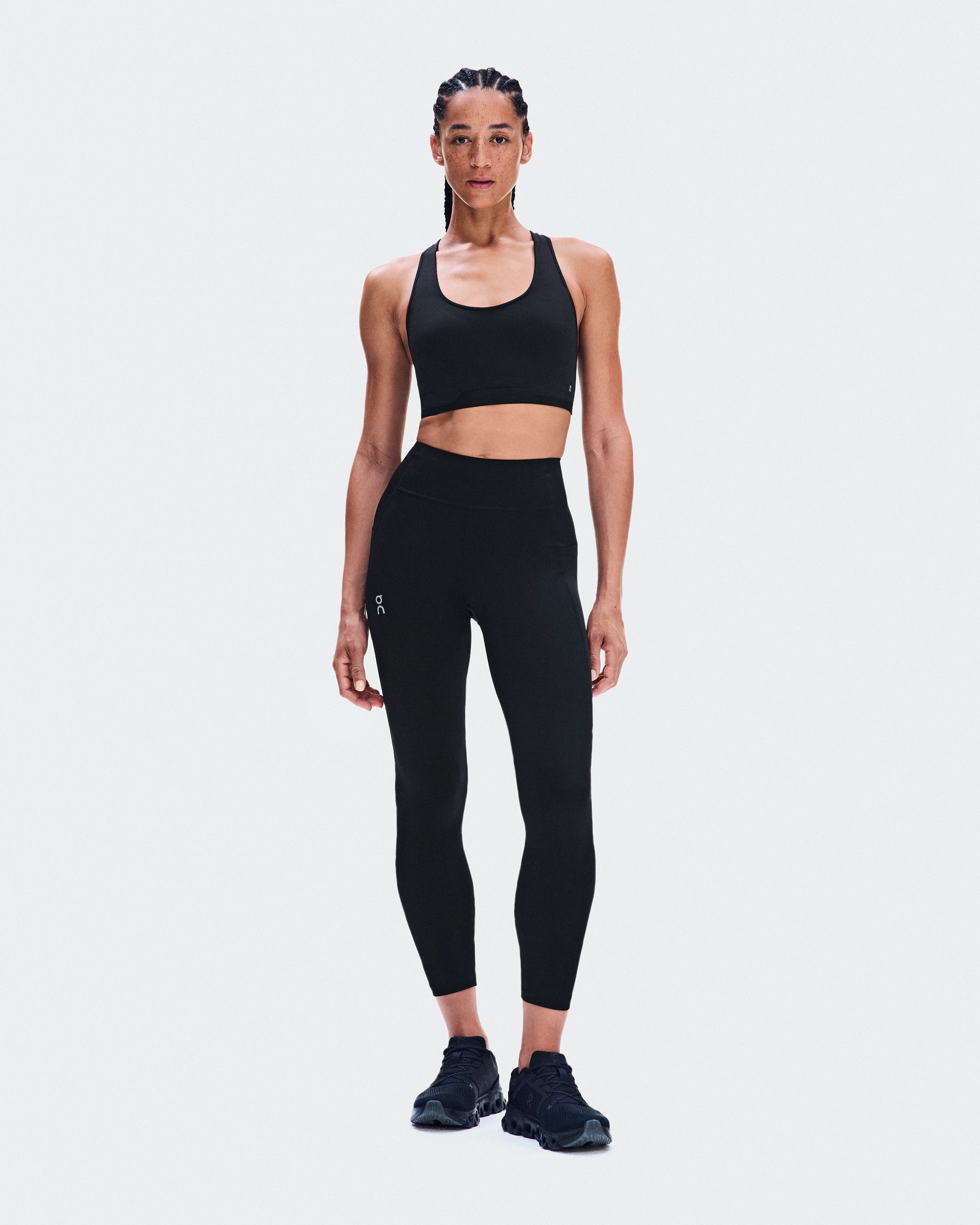 On Train Tights 7/8 Black Women Tights