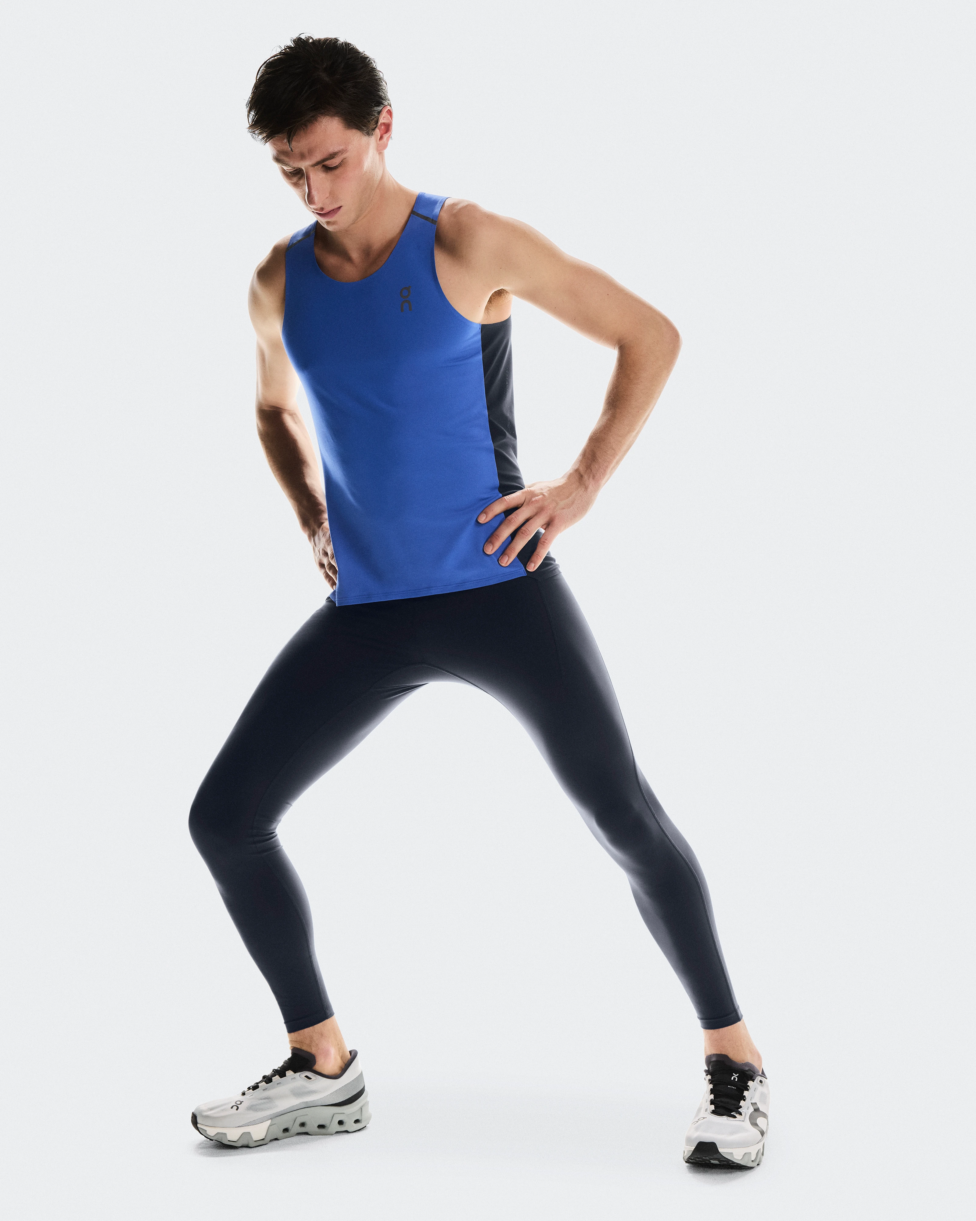 On Performance Tights Navy Homme Leggings