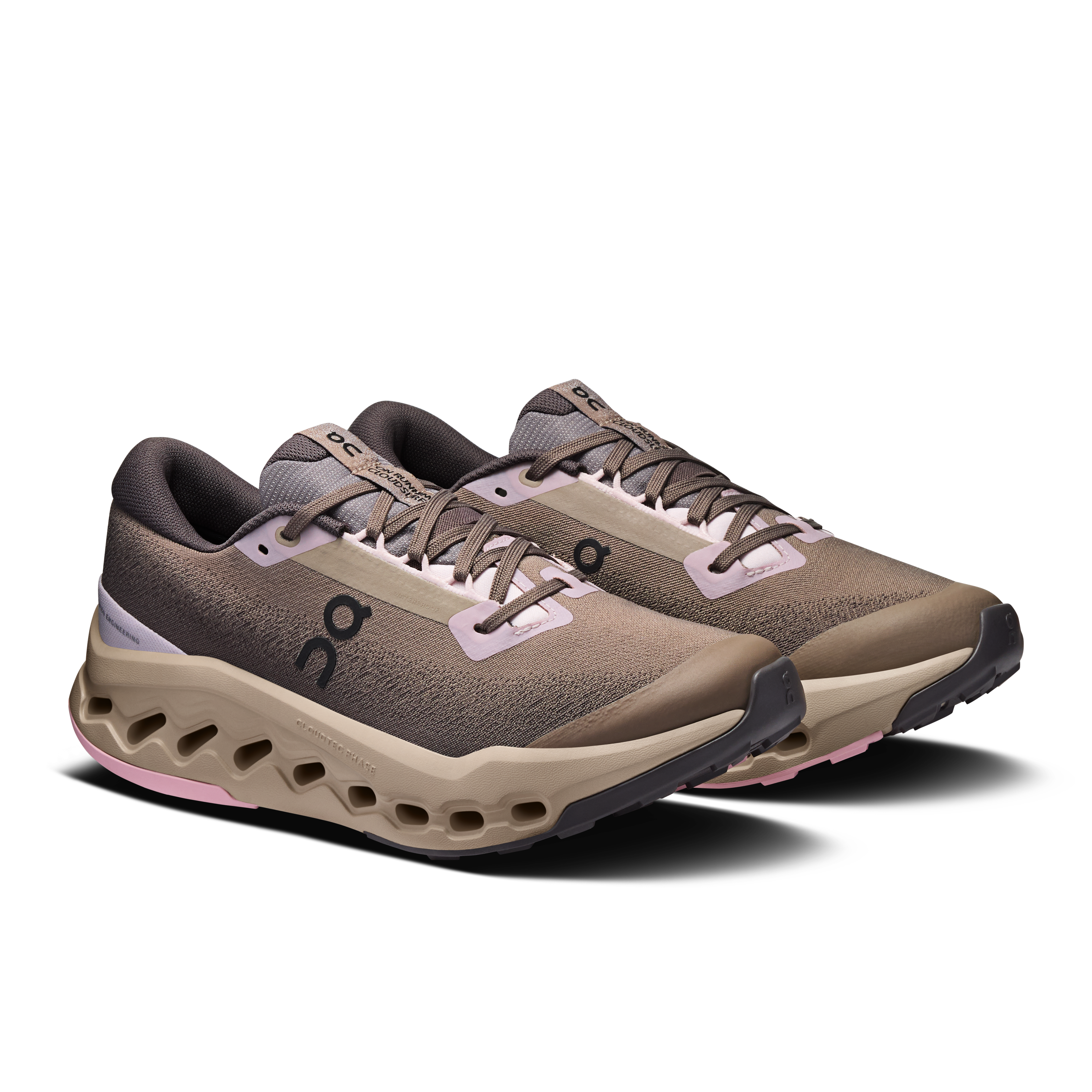 On Cloudsurfer Trail 2 Waterproof Cinder & Desert Women Trail running Shoes