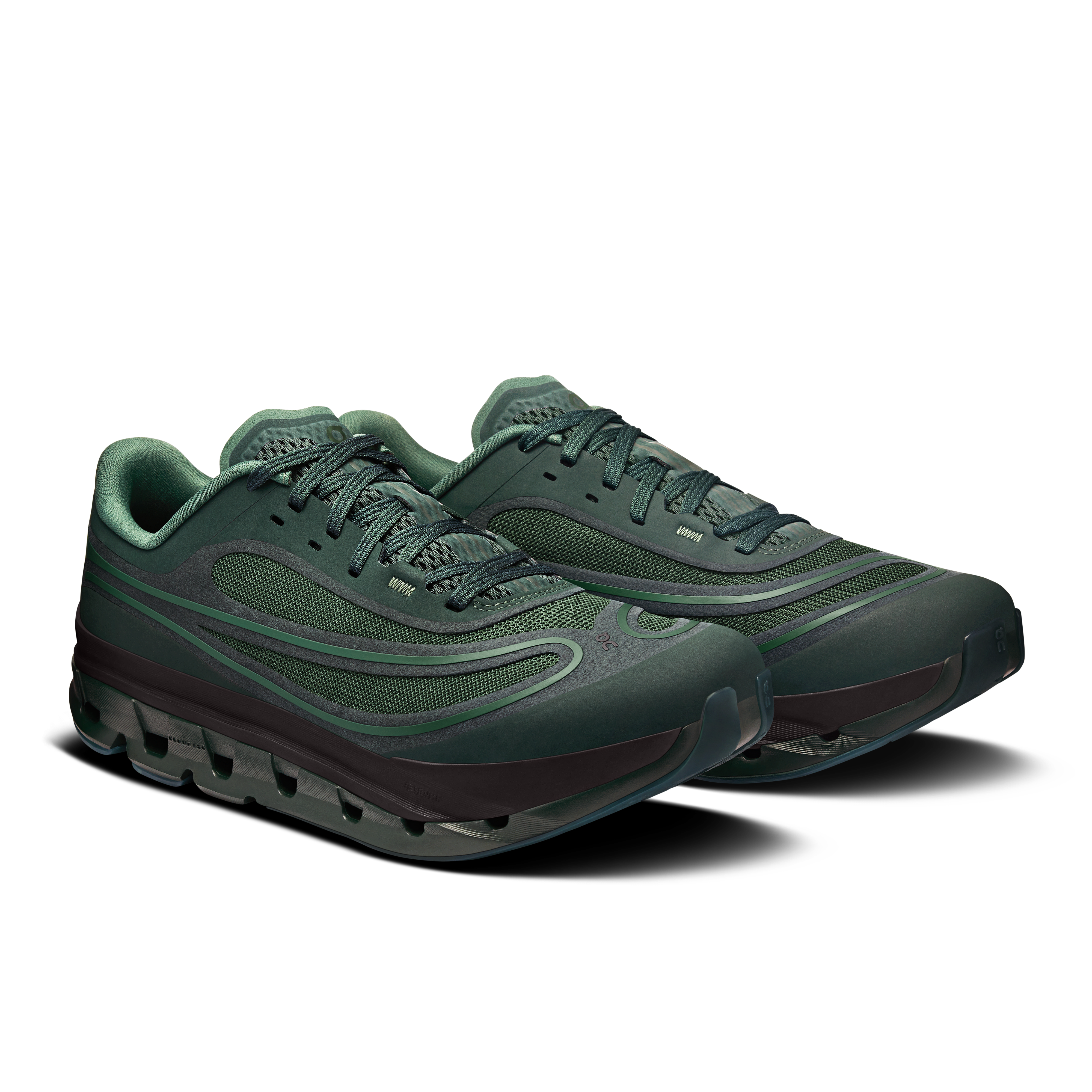 On Cloudflow 5 AD Obsidian & Evergreen Homme Active Life Chaussures