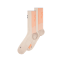 Performance Run Sock High in Pearl/Sunstone