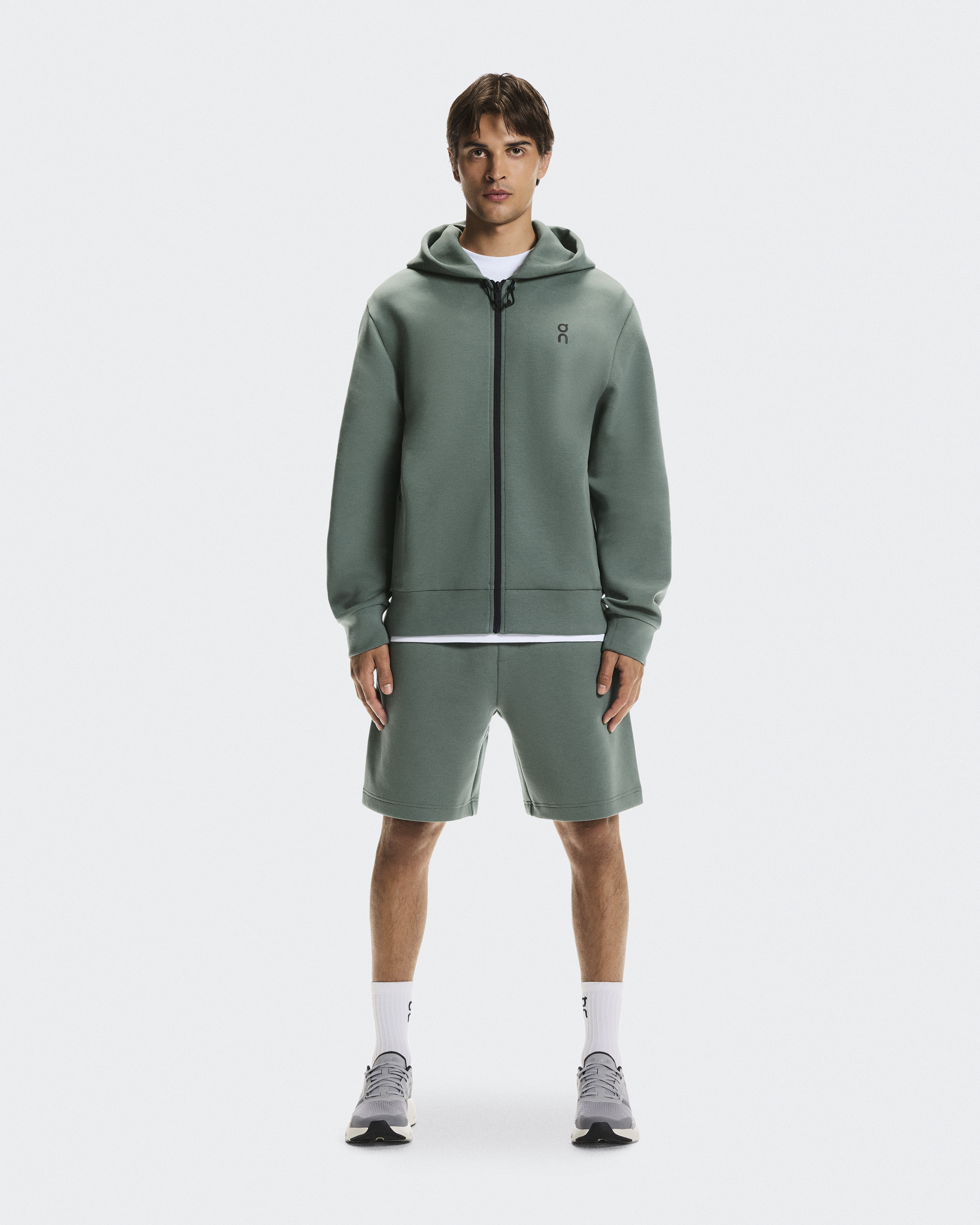 Men's Focus Tech Zip Hoodie | Green | On United States