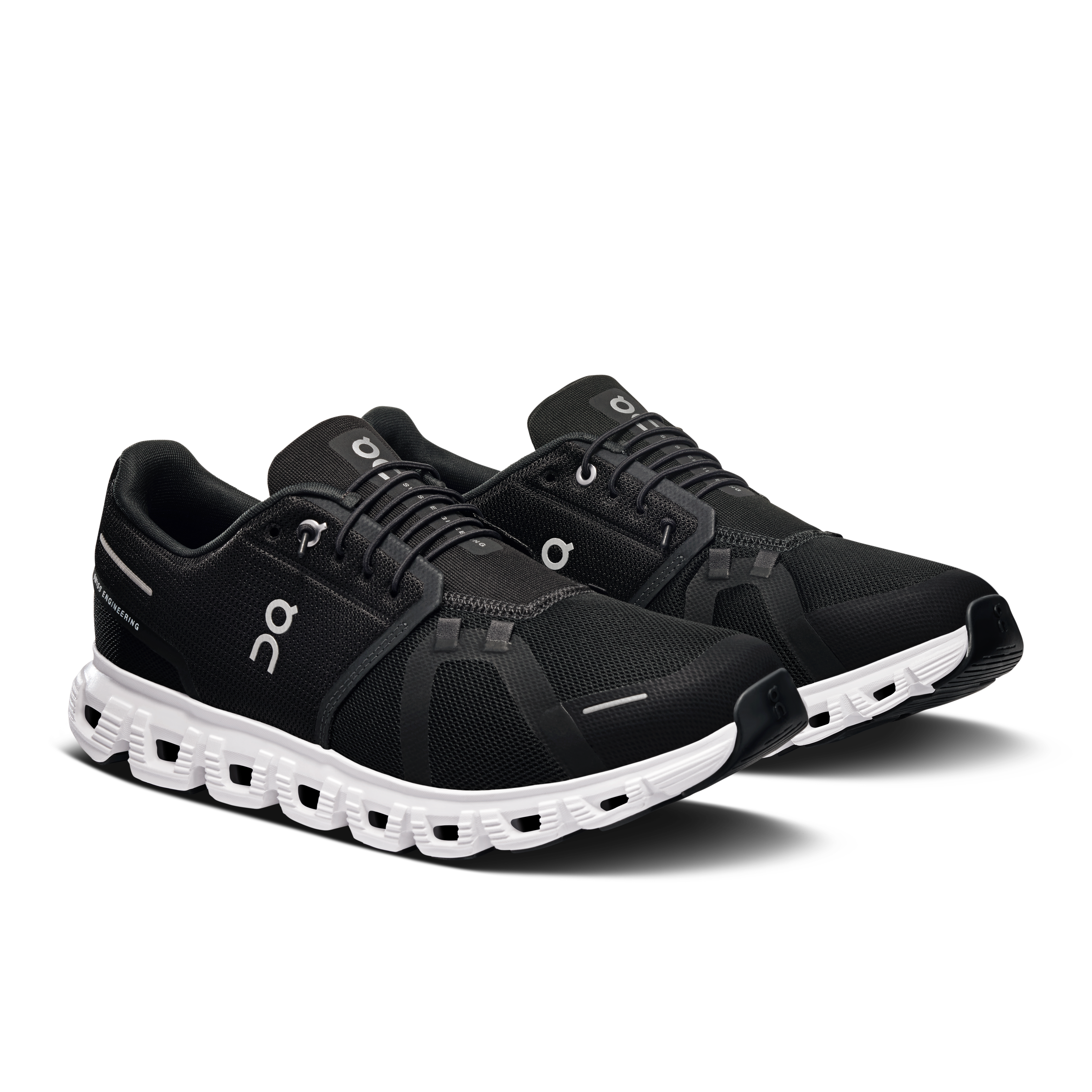 On Cloud 6 Wide Black & White Homme Active Life Chaussures