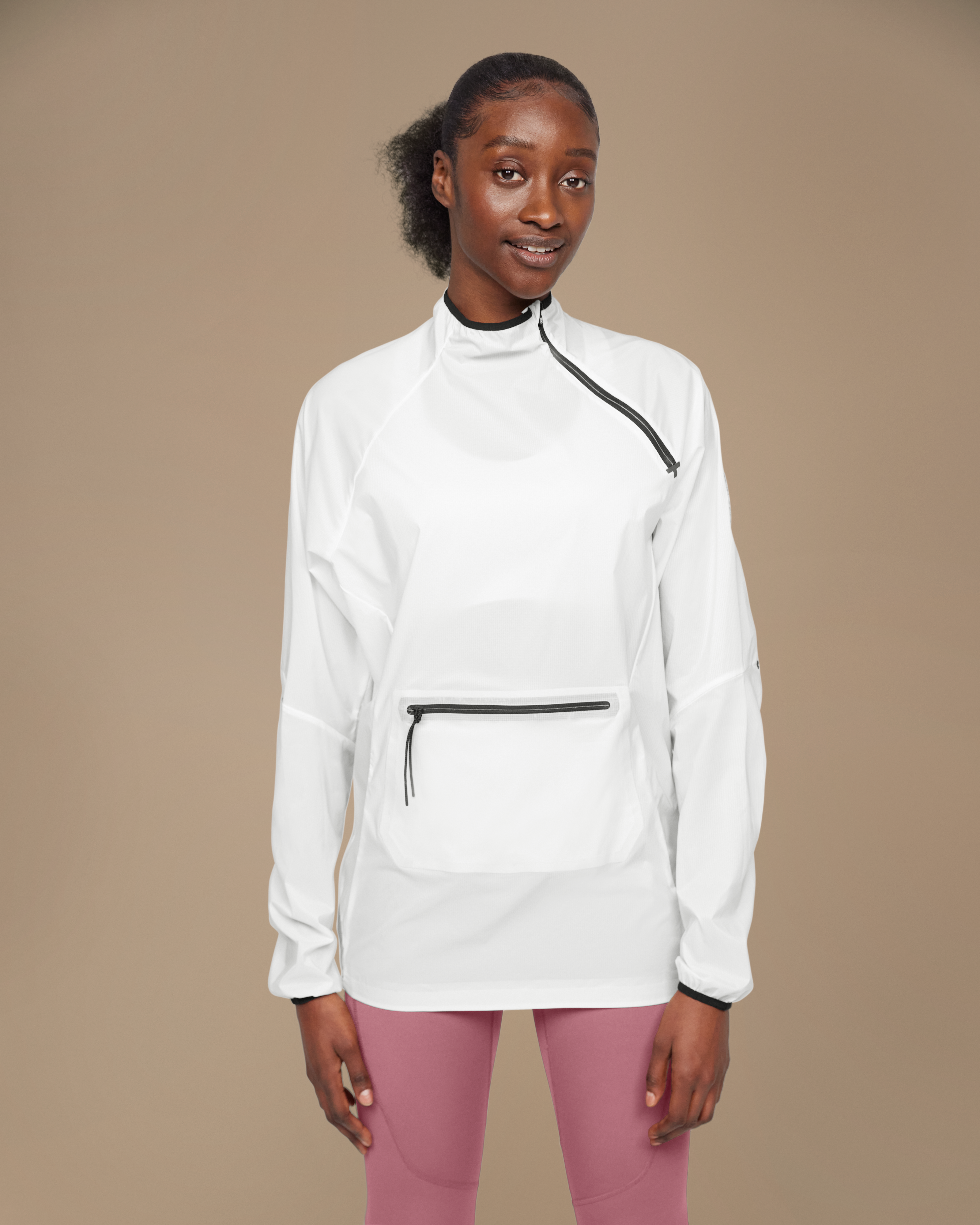 Women's Active Jacket, Undyed-White