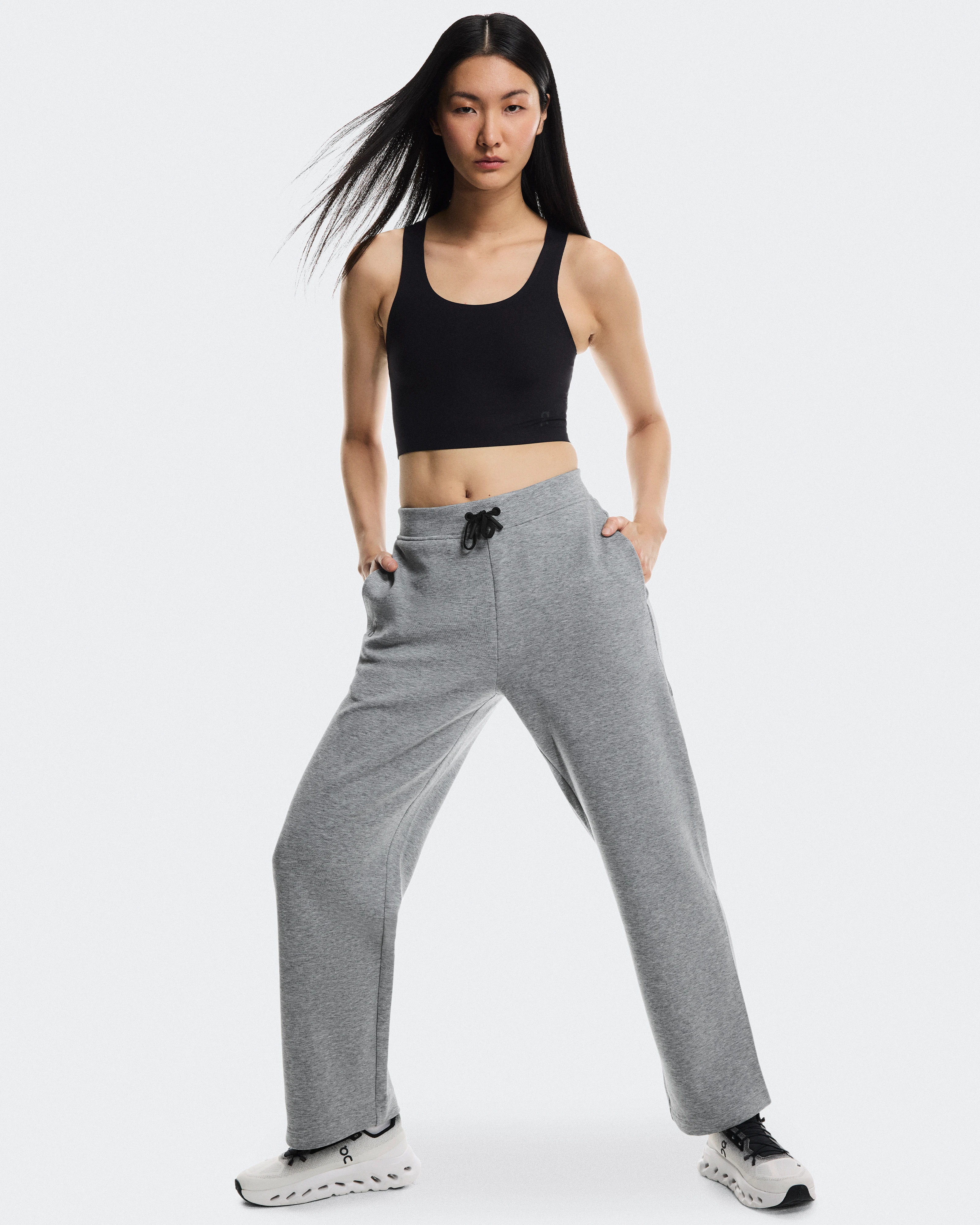 On Focus Tech Sweatpants Basalt Women Pants
