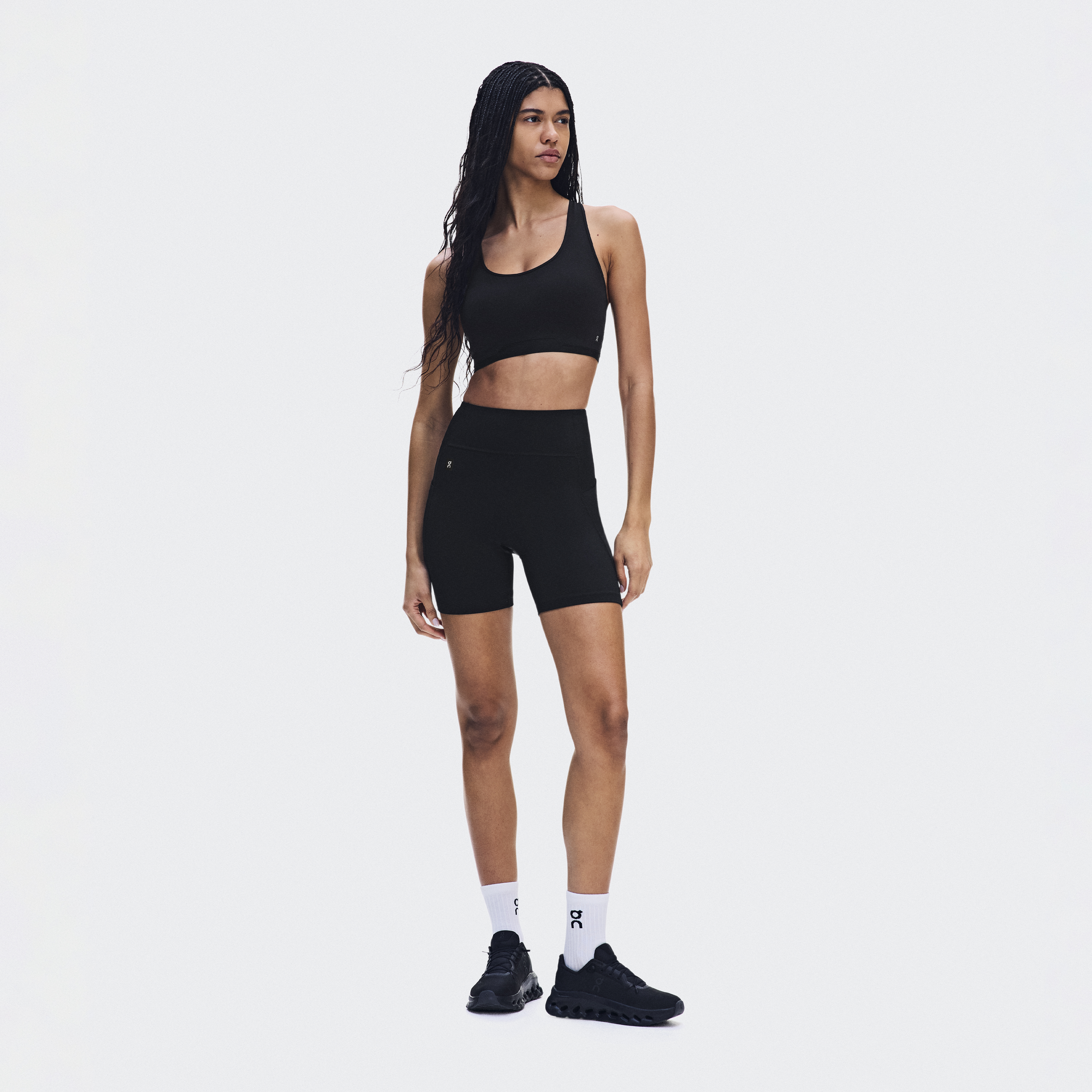 Train Tights Short 6" Shorts in Black