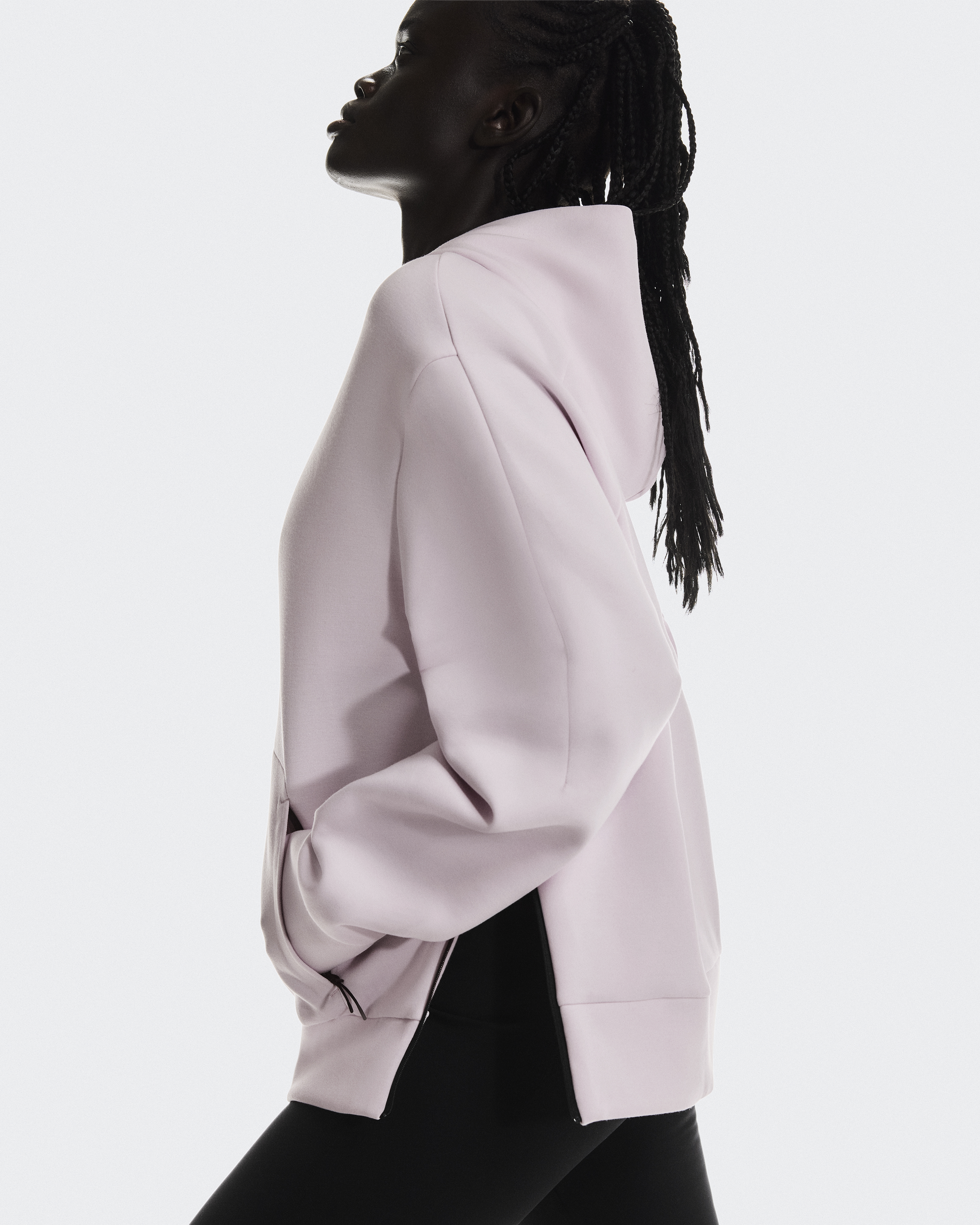 UN3D. SIDE PARTS DETAIL HOODIE 36新品 Women's Focus Tech Hoodie | Purple | On Japan