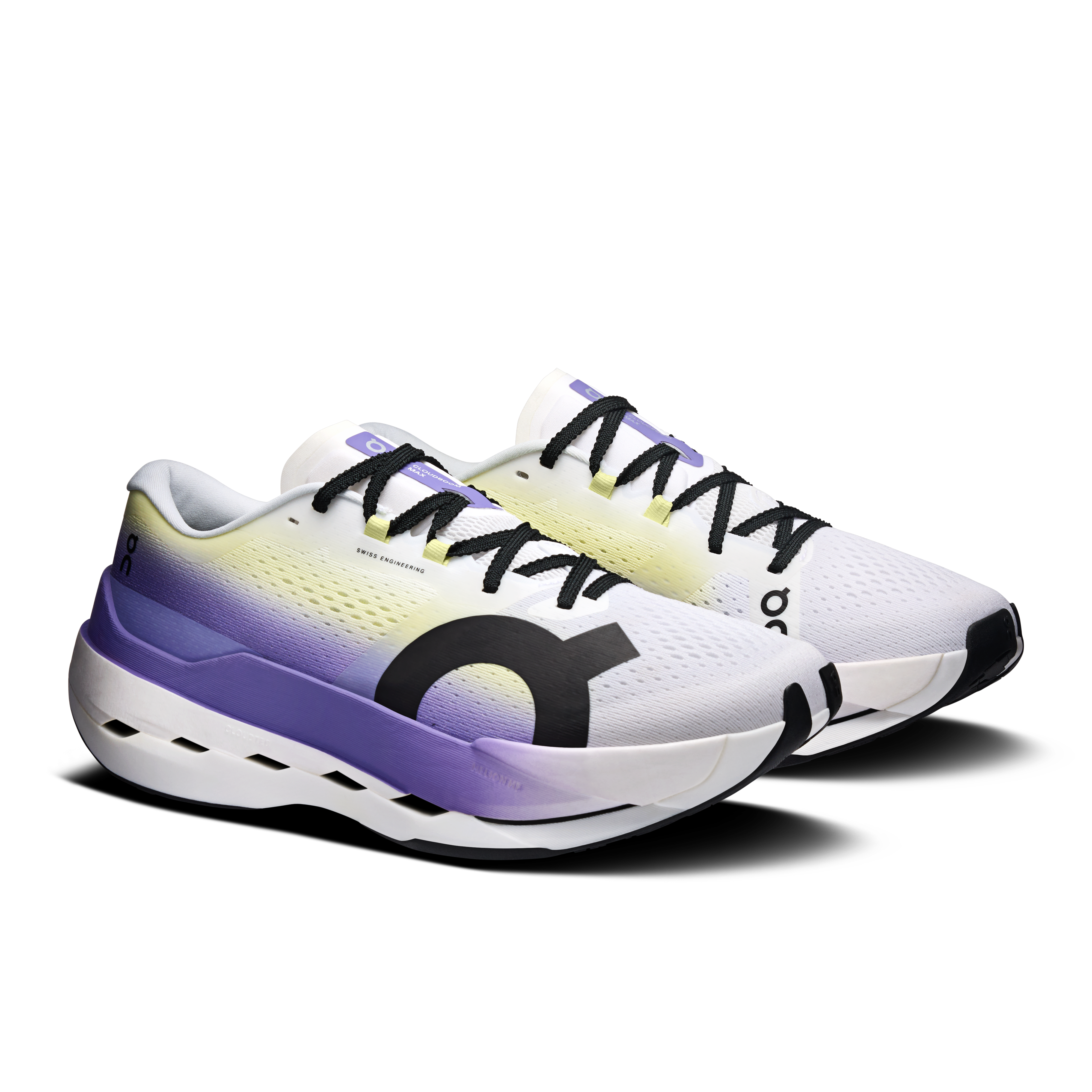 On Cloudboom Max White & Juniper Homme Running sur route Chaussures