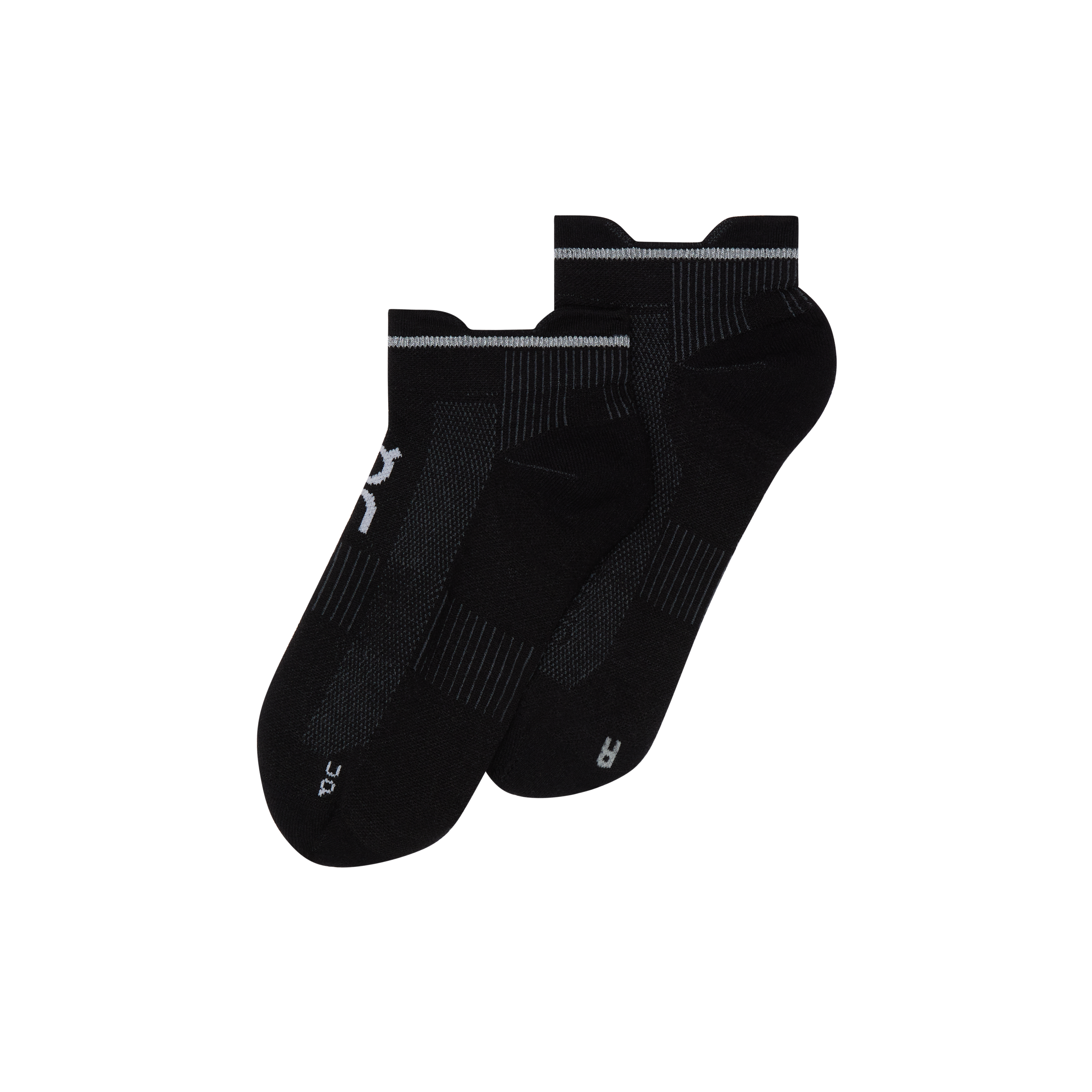 Elite Run Sock Low in Black/Magnet