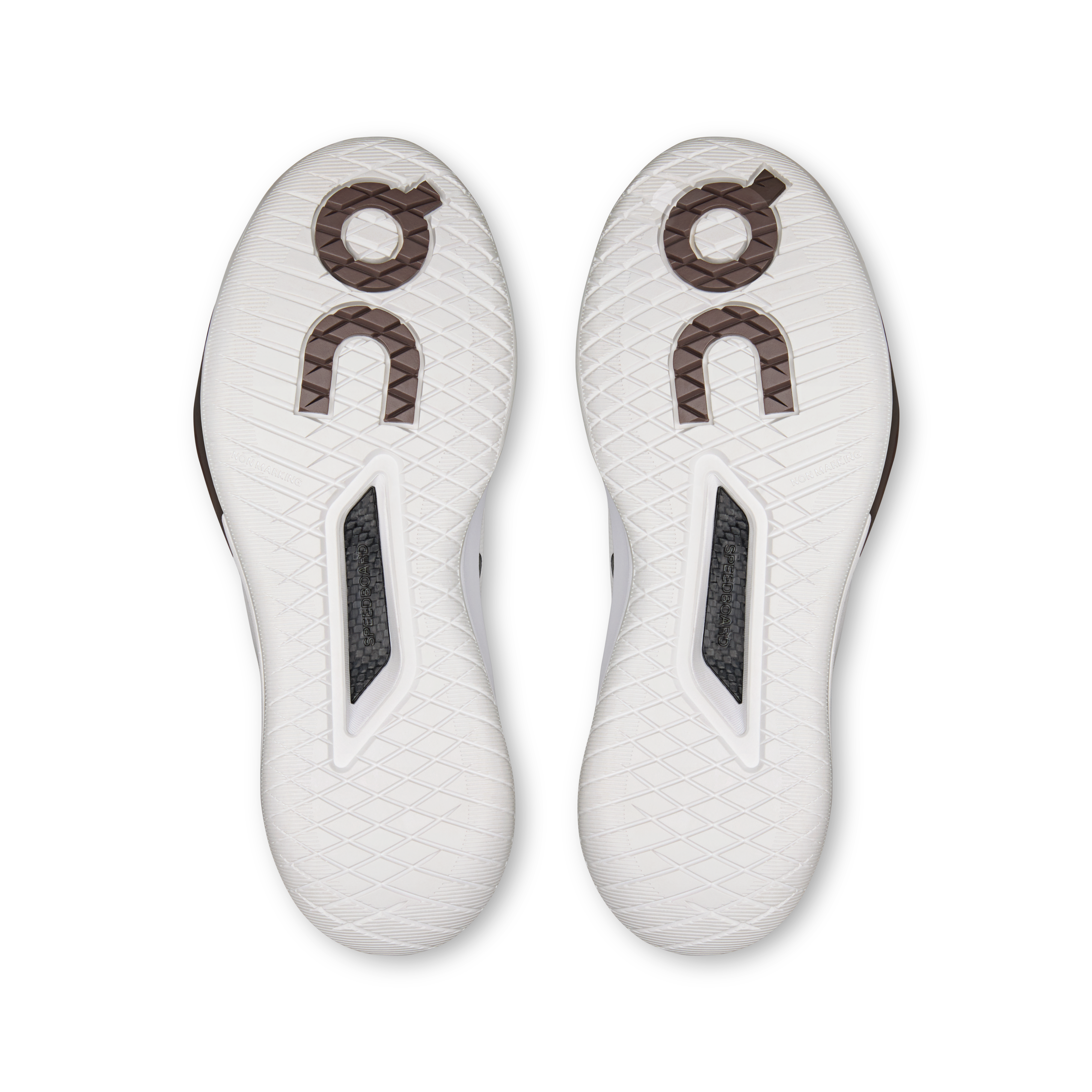On THE ROGER Pro 3 White & Ash Women Tennis Shoes