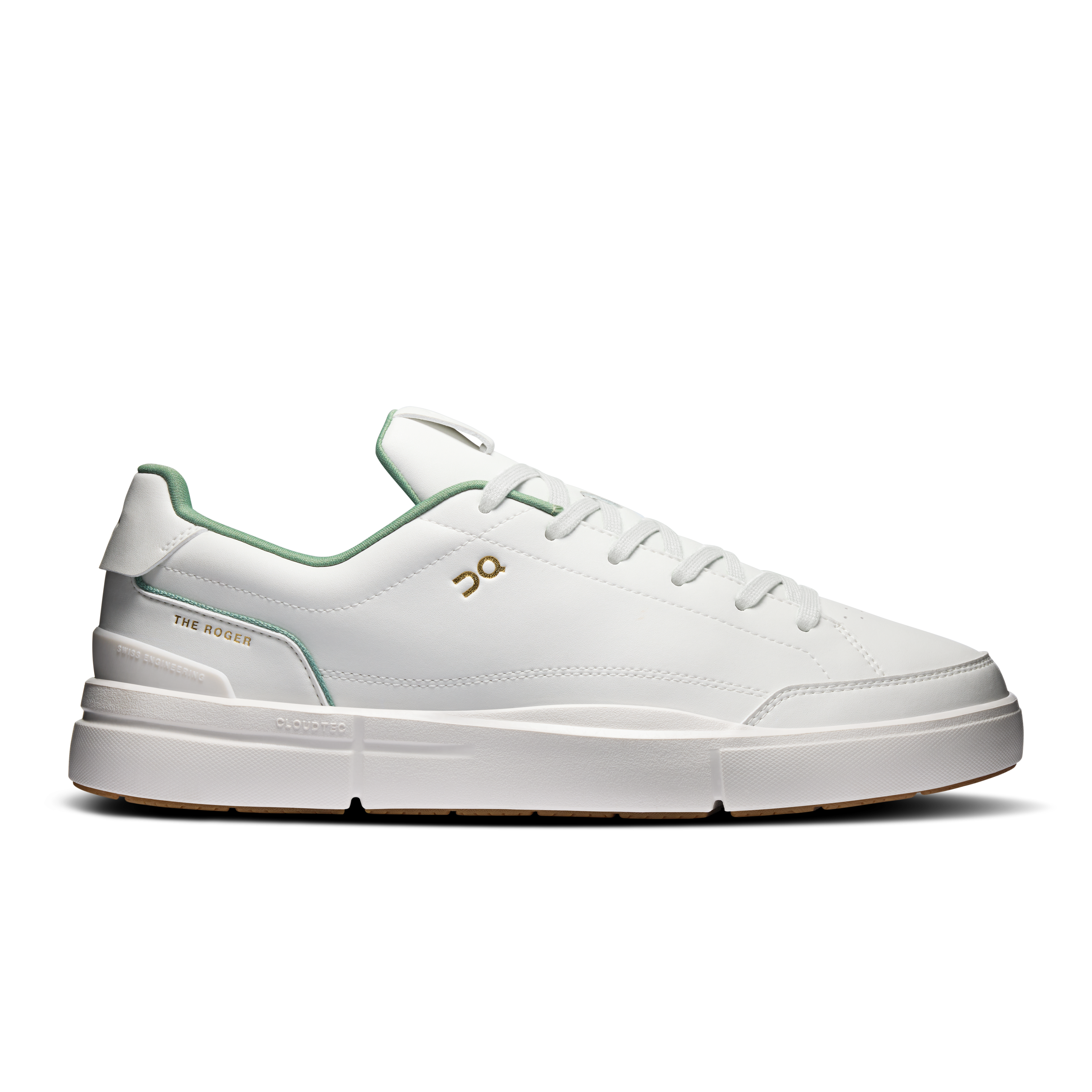 THE ROGER Centre Court Lifestyle Shoe in Ivory/Fern