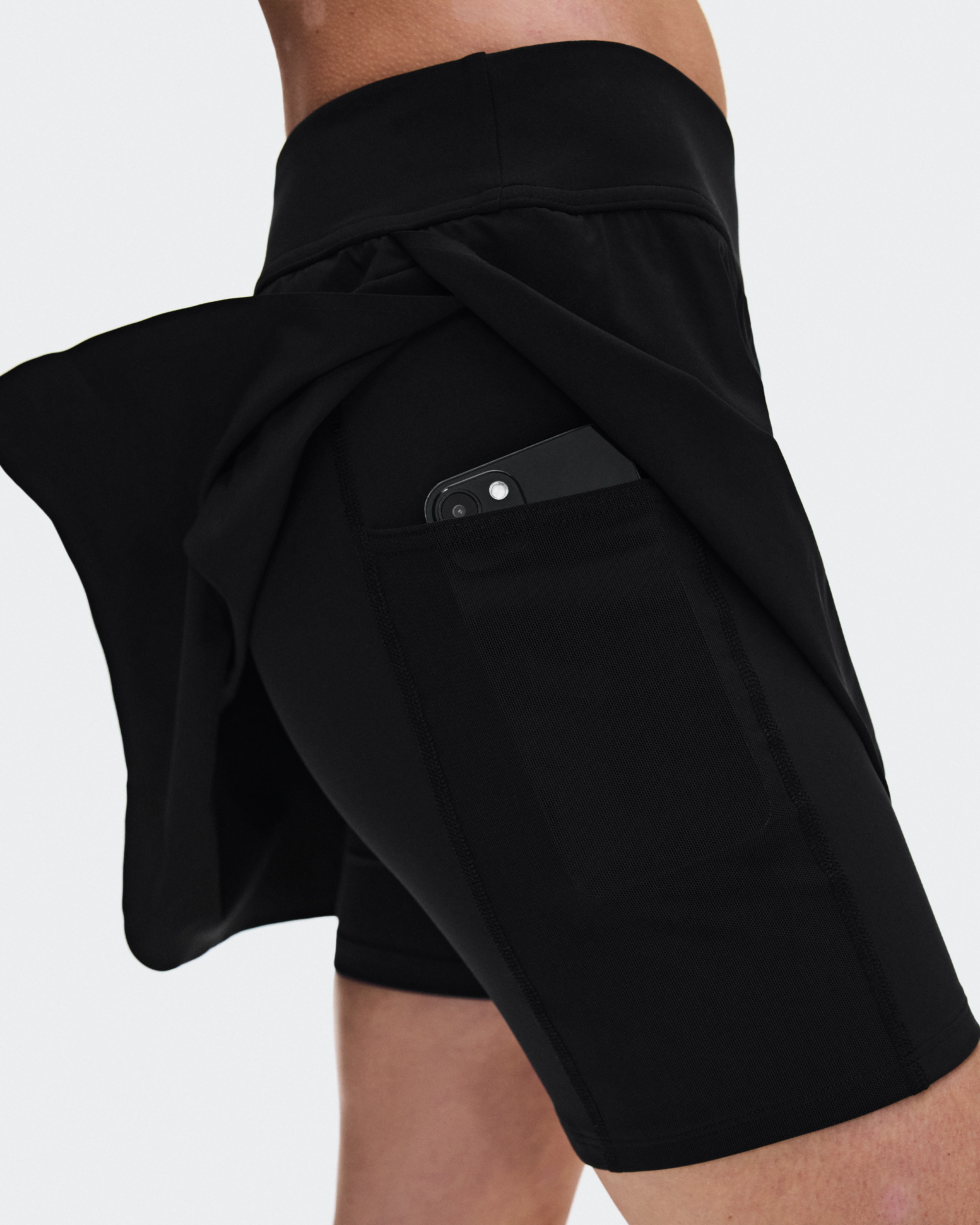 On Court Skirt Split Black Women Skirts