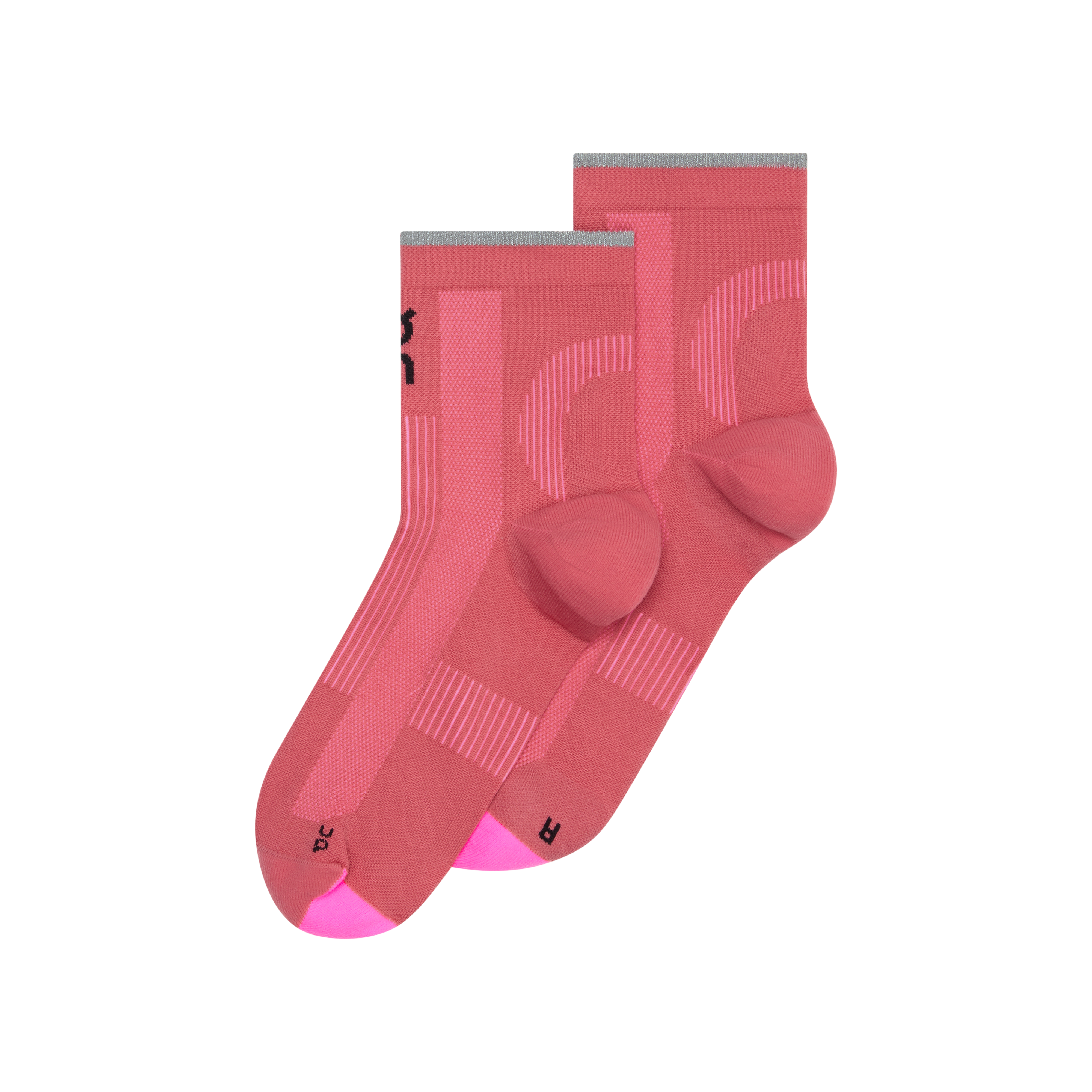 Elite Run Sock Mid in Camellia/Azalea