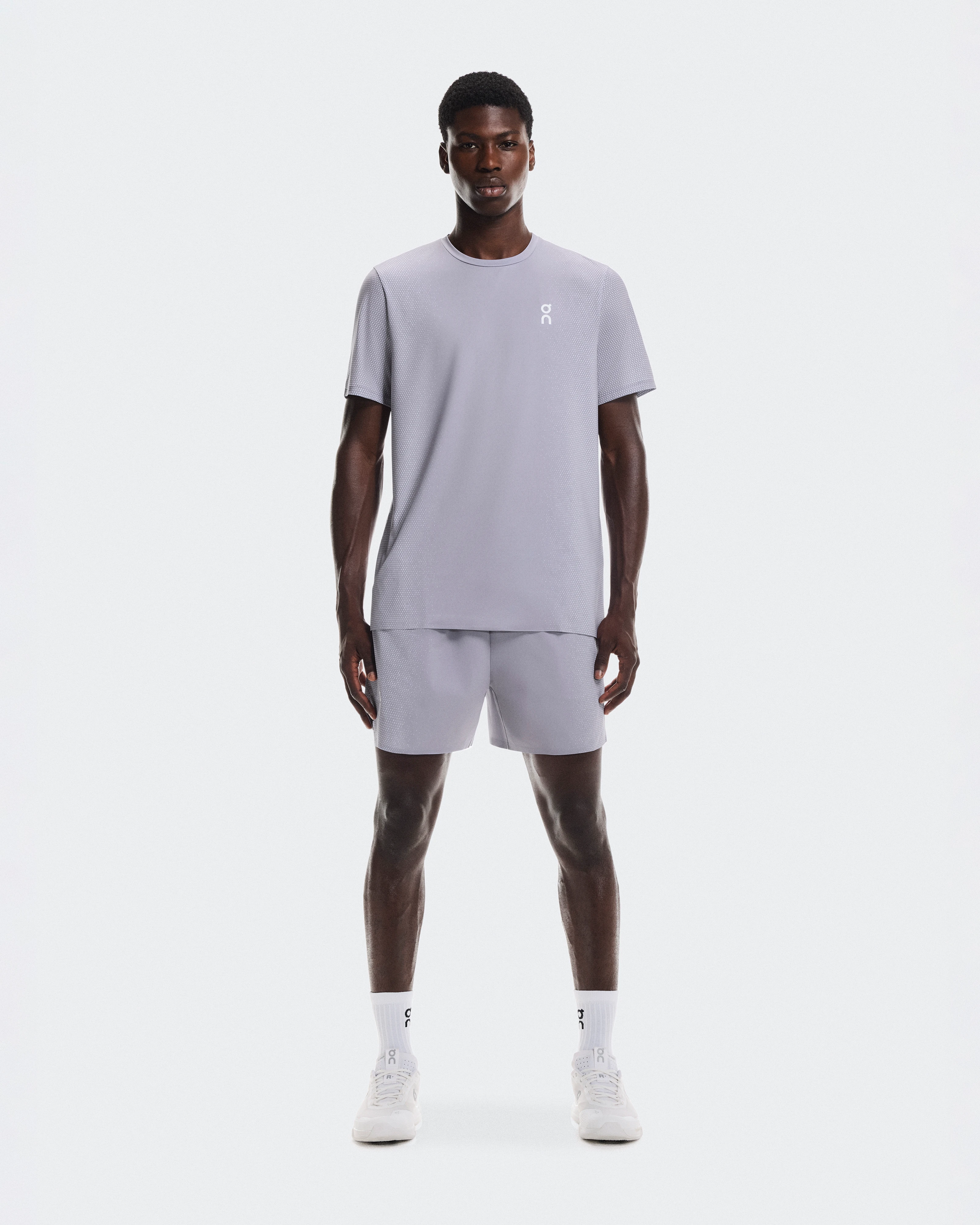 On Court-T Lilac & Dim Men Tops and t-shirts