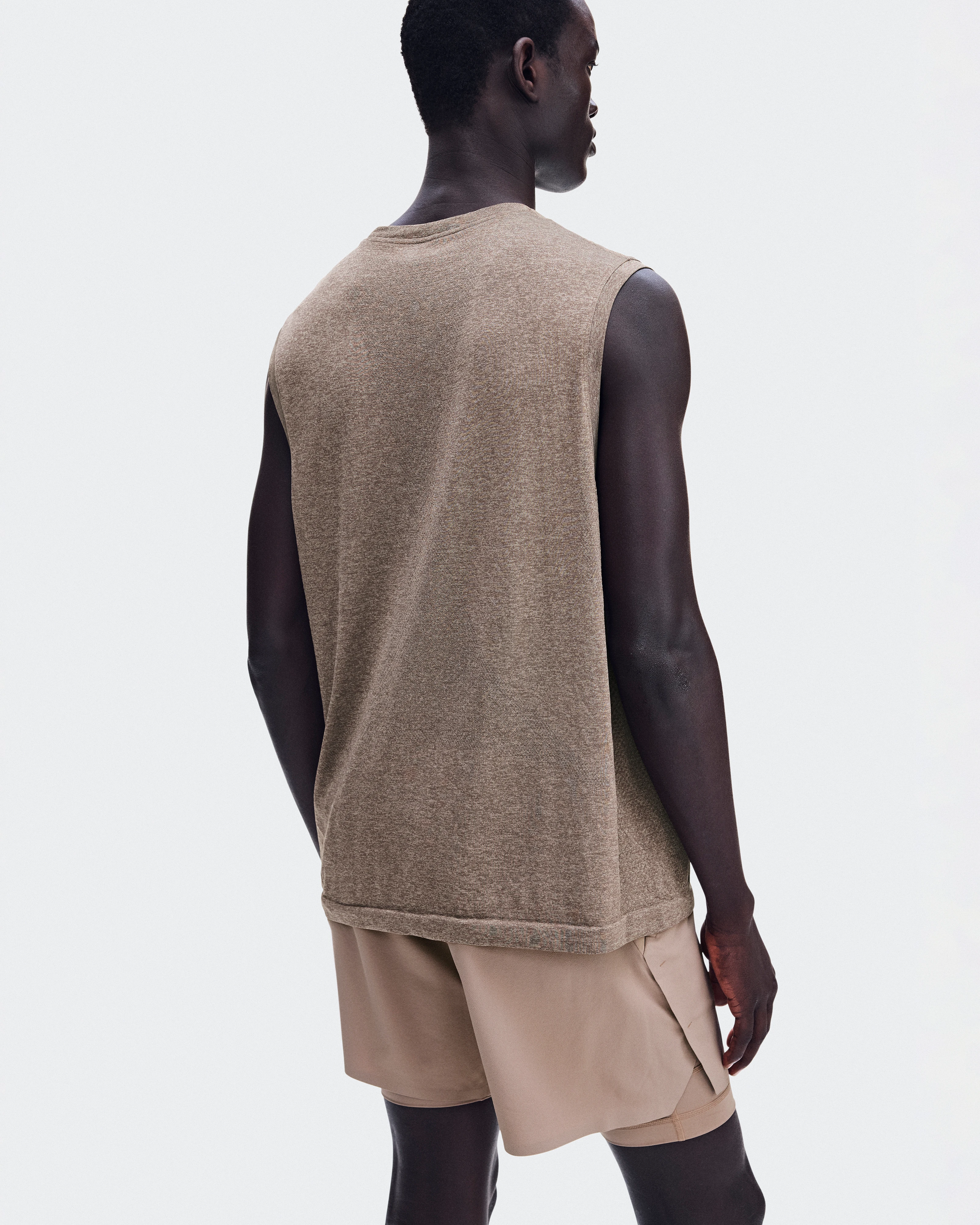 On Train Flex Tank Clay Heather Men Tops and t-shirts