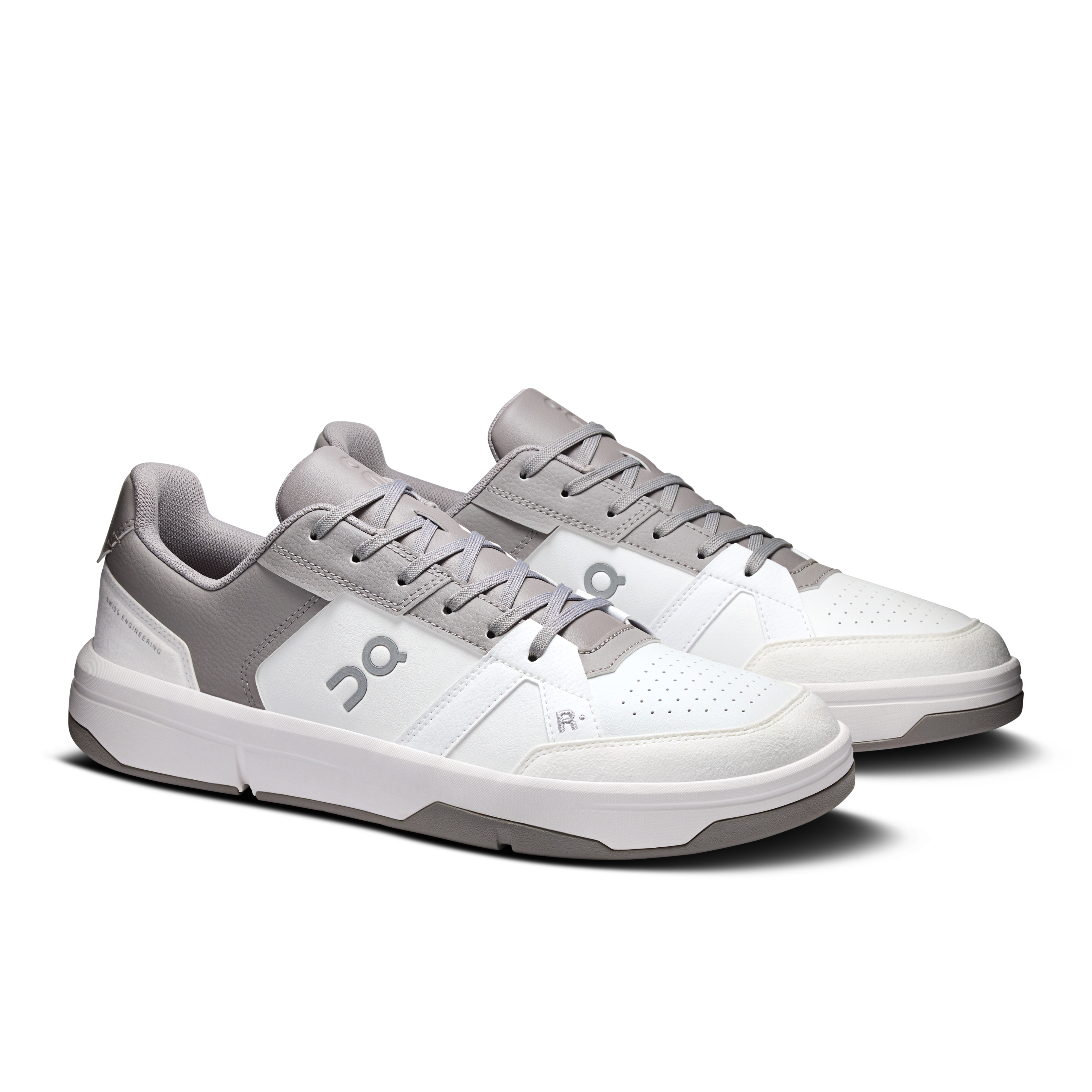 On THE ROGER Clubhouse White & Ore Men Tennis Shoes