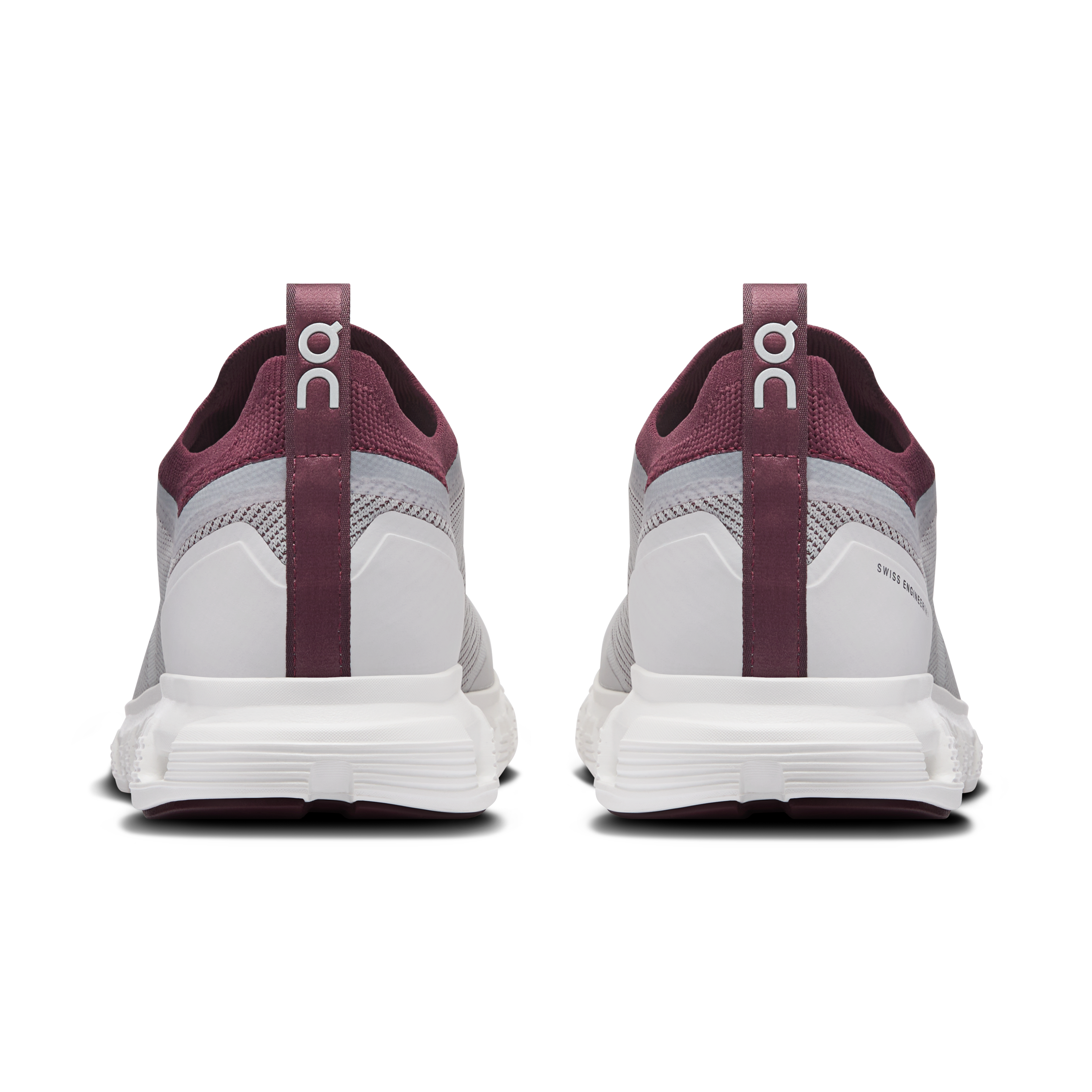 On Cloud 6 Versa Silver & Maroon Uomo Vita attiva Scarpe
