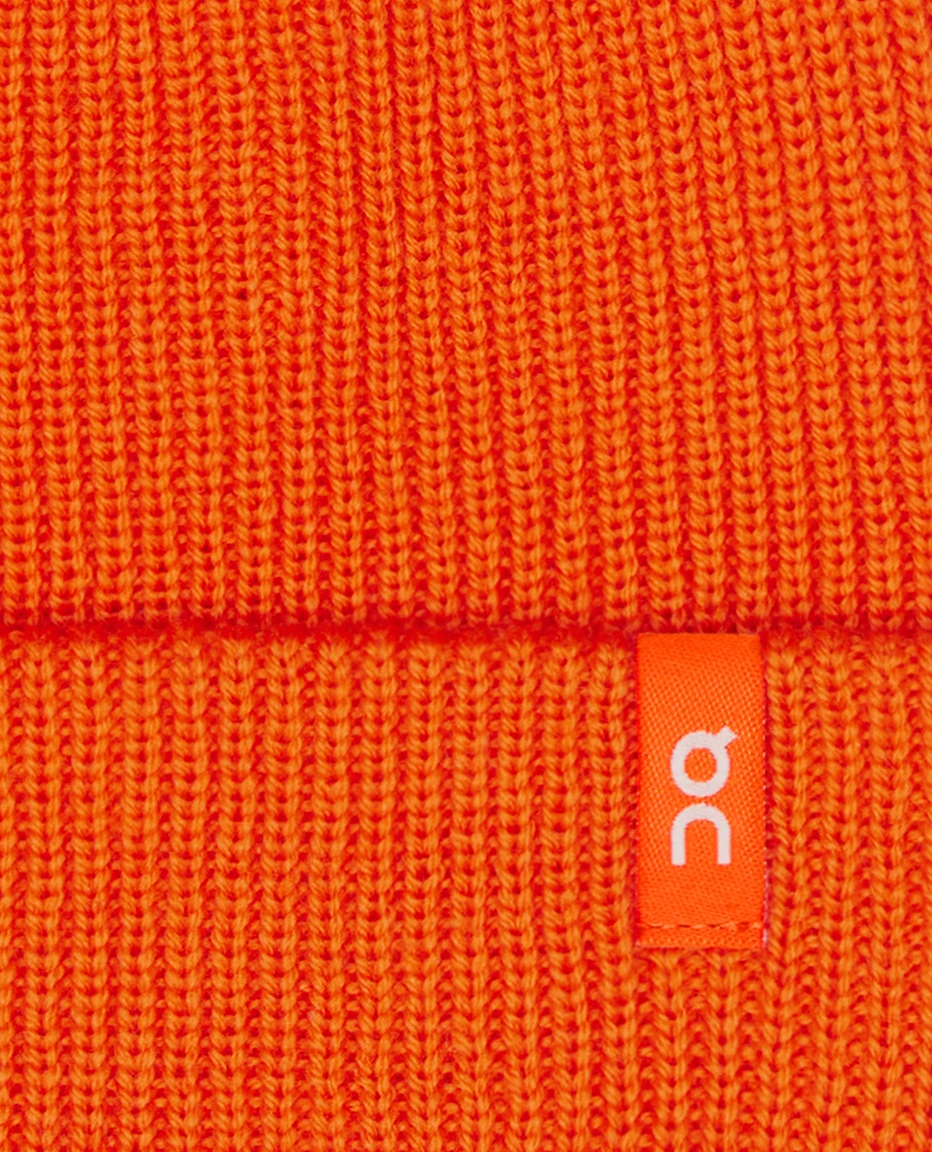 On Merino Beanie Kids Flame Kids Headwear