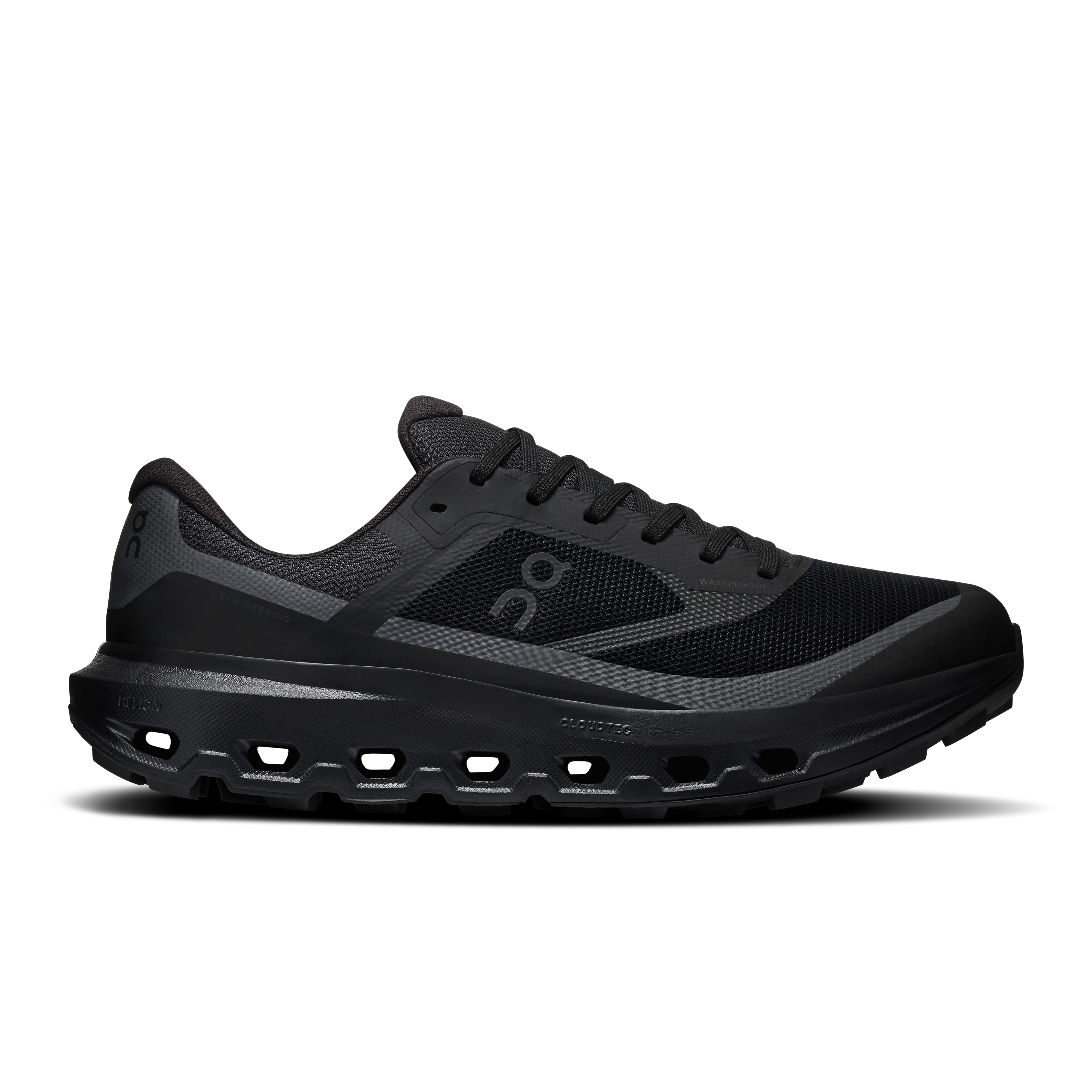 On Cloudvista 3 Waterproof Black & Black Men Trail running Shoes