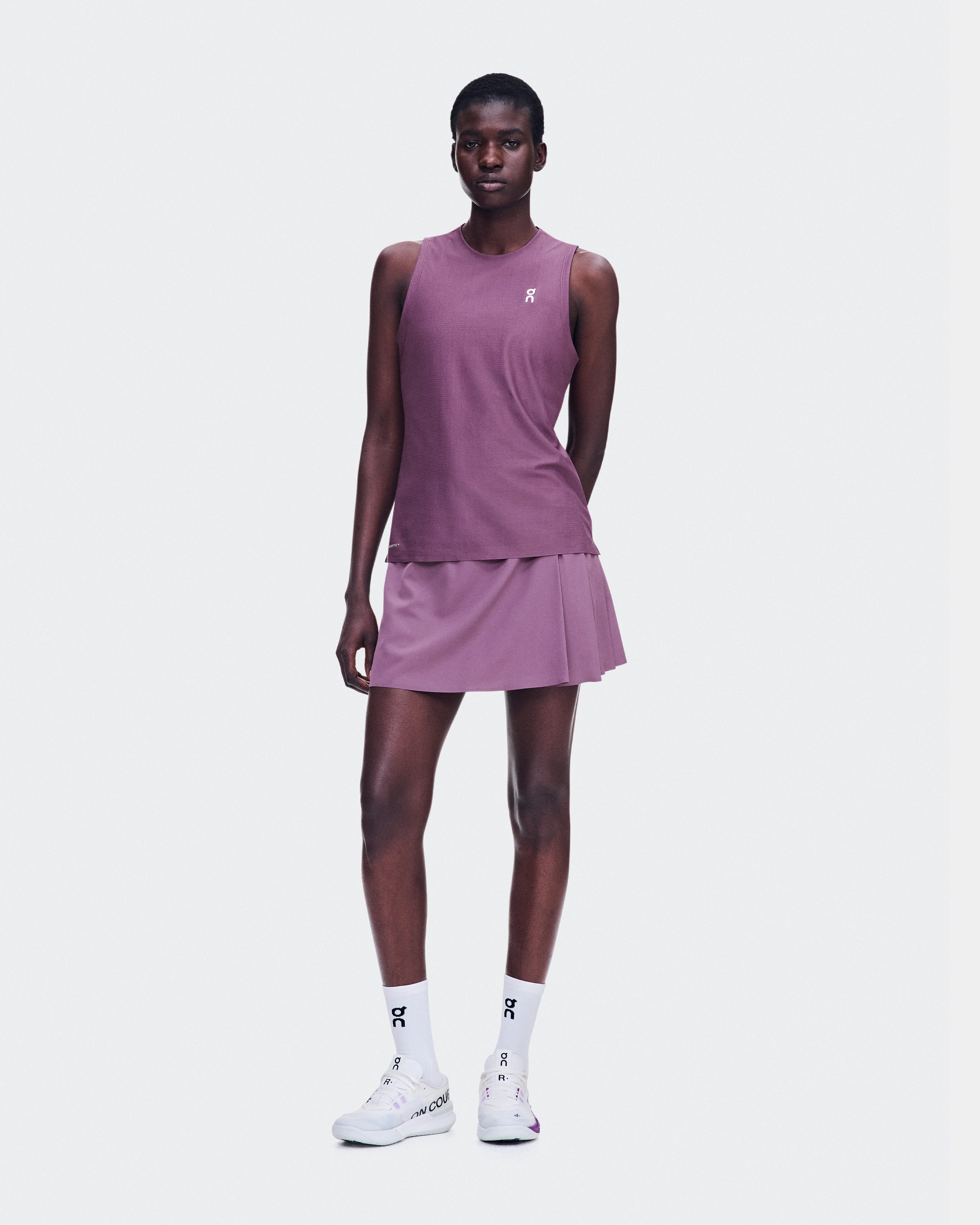 On Court Skirt Pleated Cassis Feminino Saias