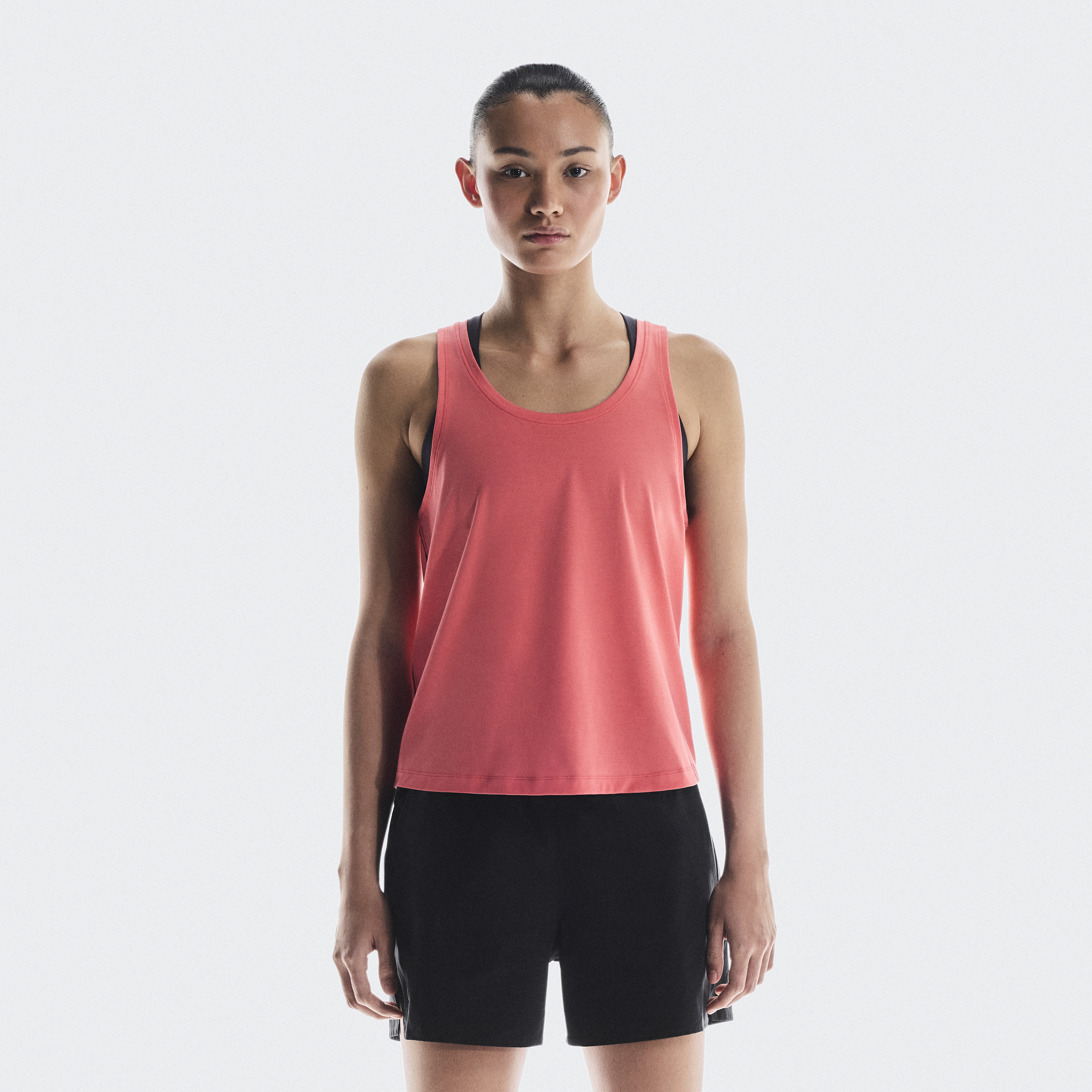 Focus Tank Top in Coral