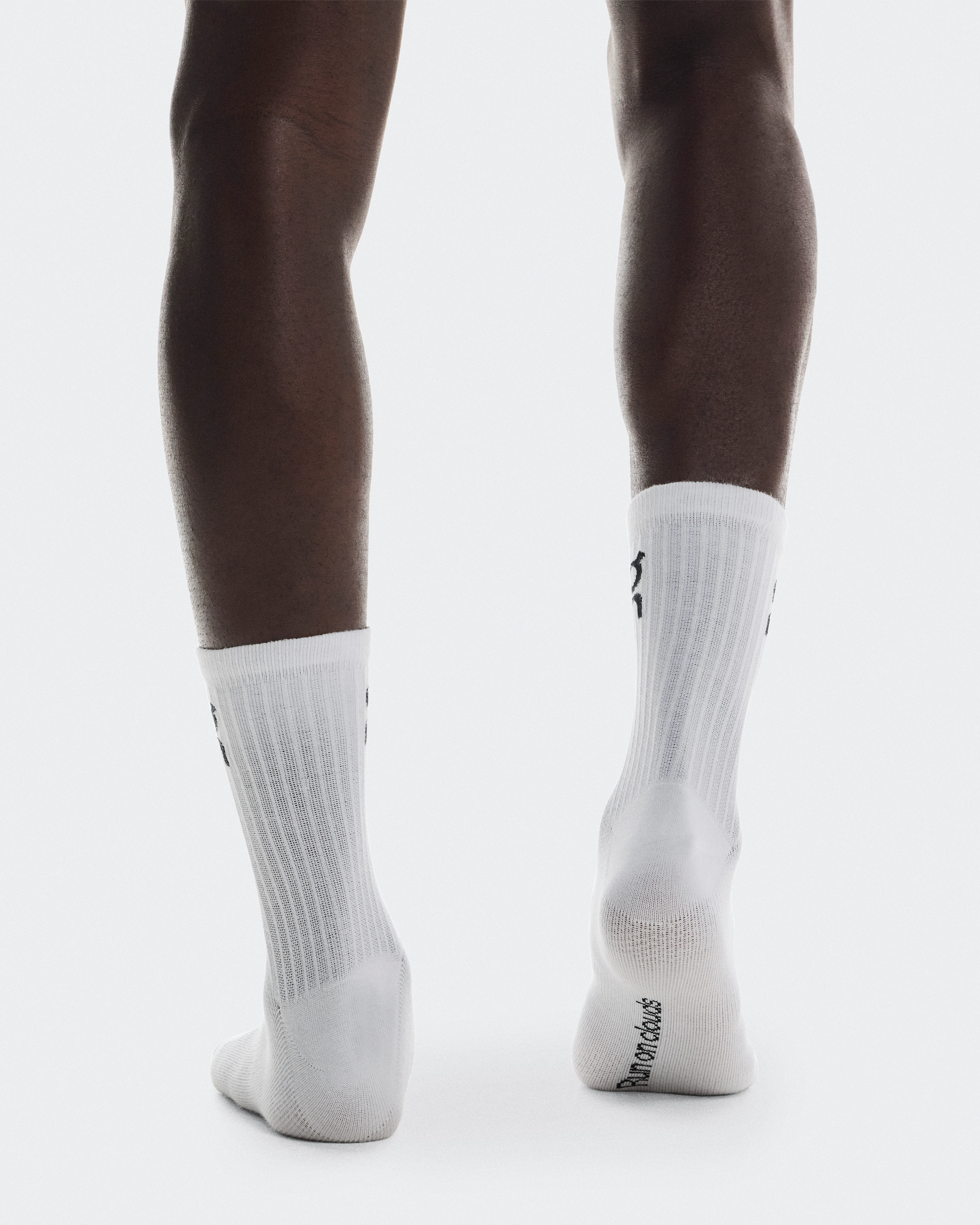 On Logo Sock High 3P White Unisex Socks