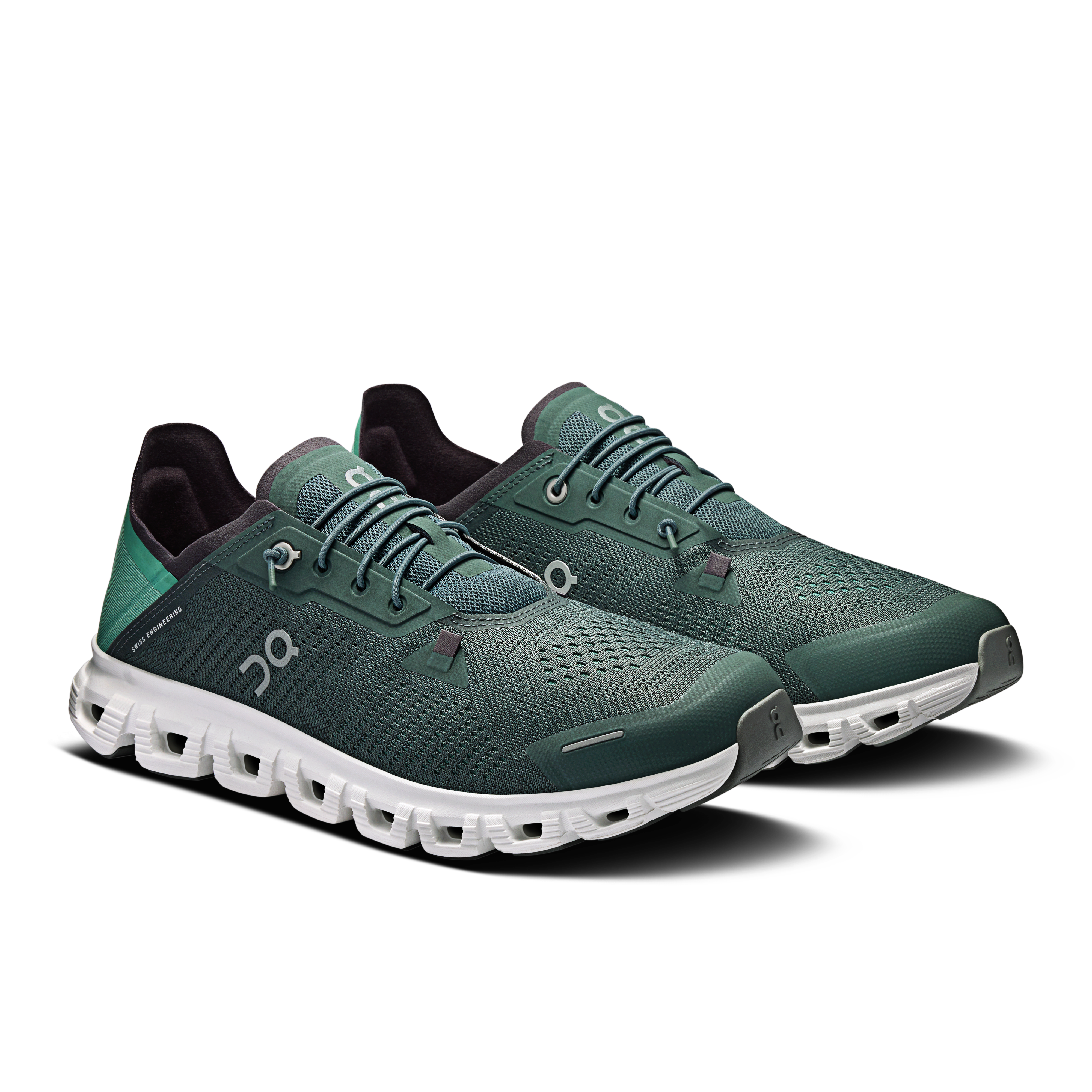 On Cloud 6 Coast Olive & White Men Active life Shoes