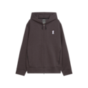 Focus Tech Zip Hoodie in Pebble