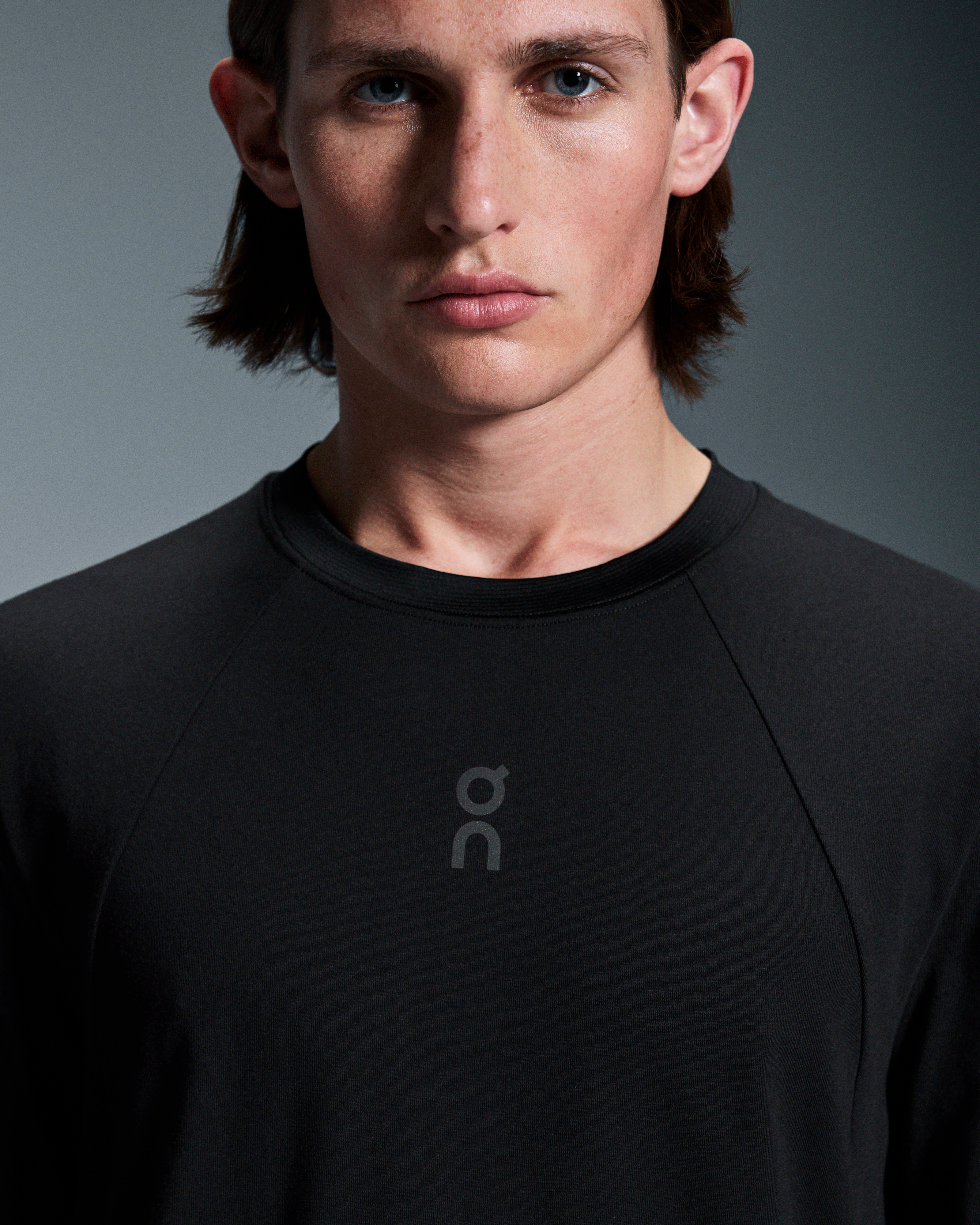 On Trek Long-T Black Hombre Camisetas