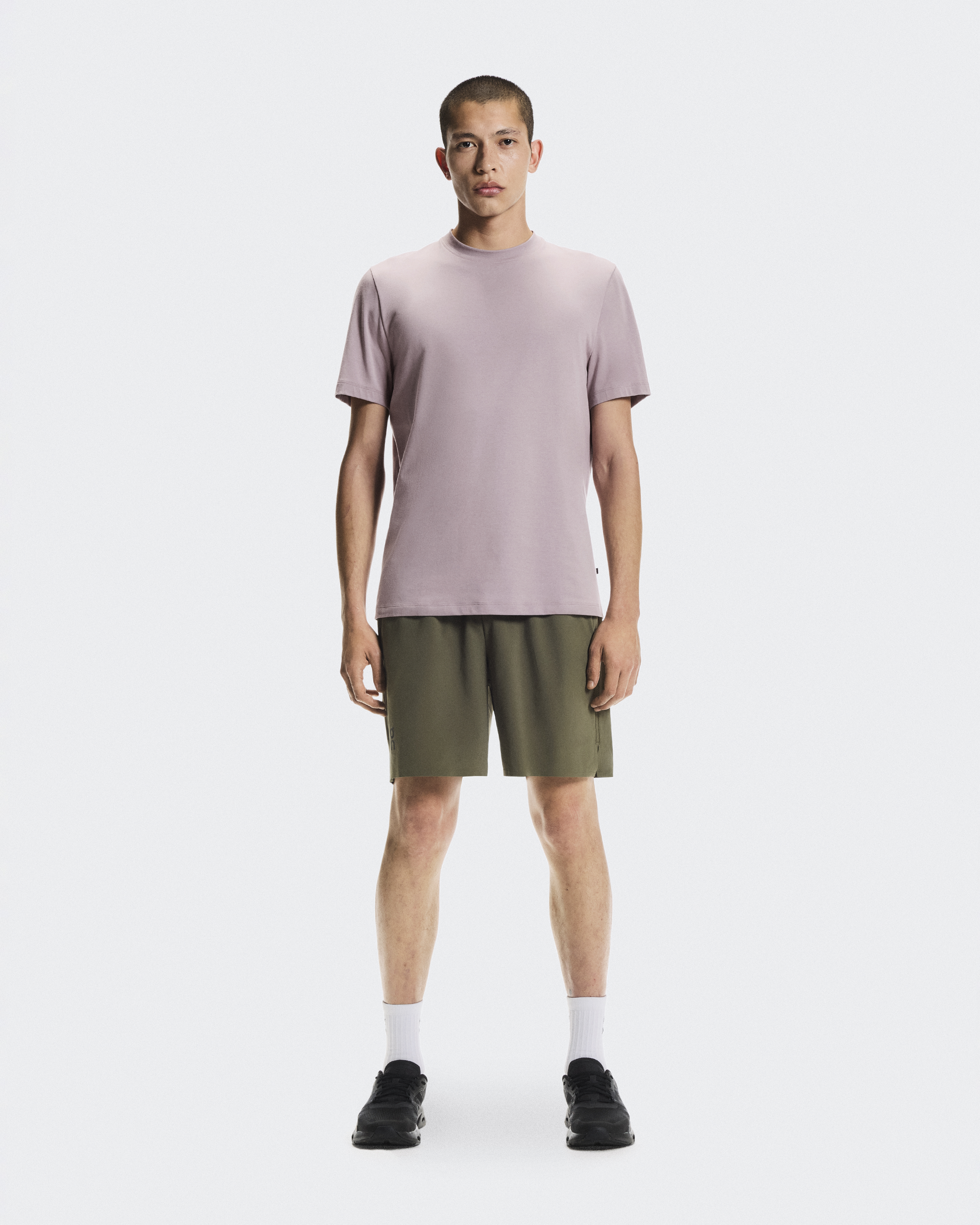 Focus-T Short-Sleeve Shirt in Heron