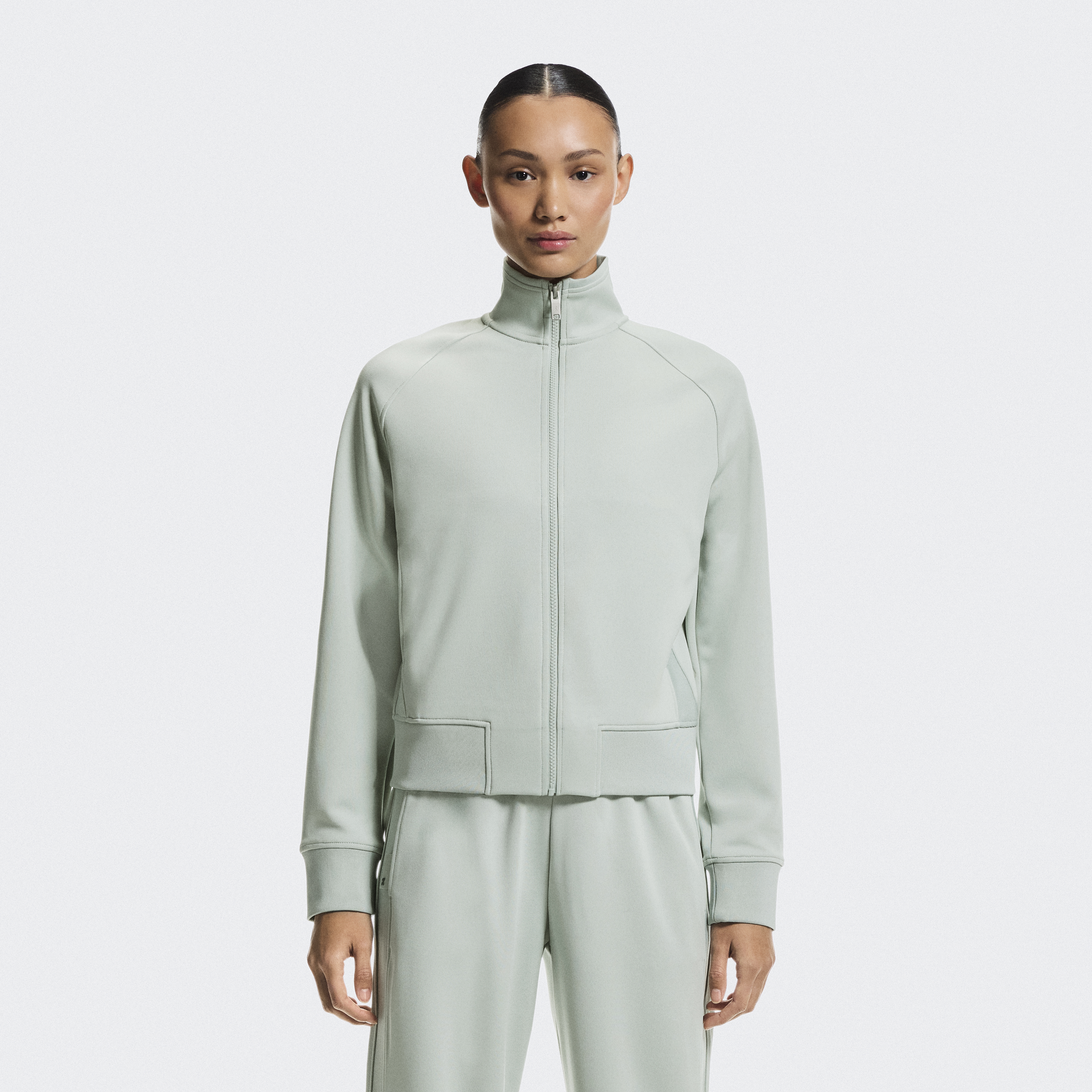 Courtside Full-Zip Jacket in Mineral