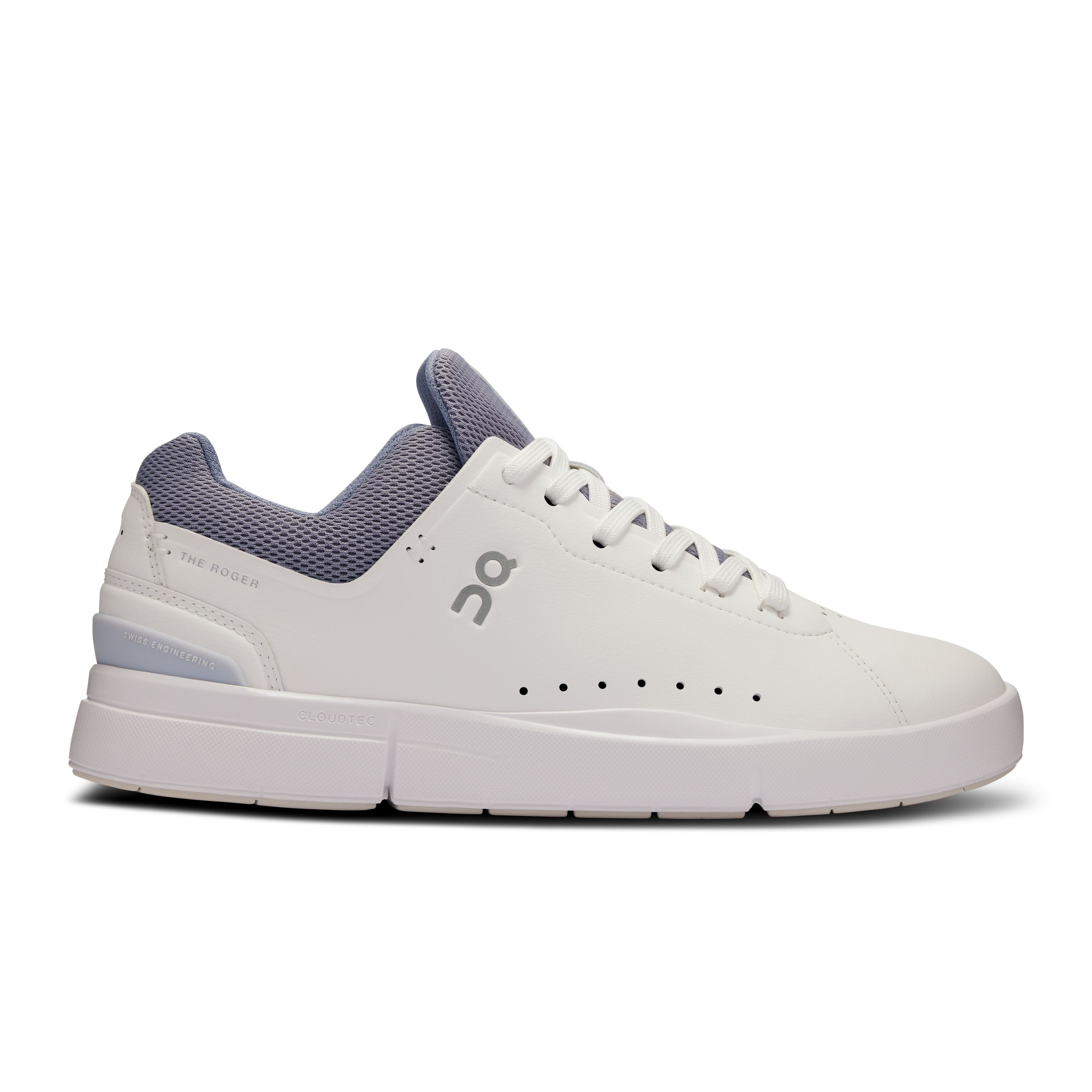 THE ROGER Advantage Lifestyle Shoe in White/Fossil