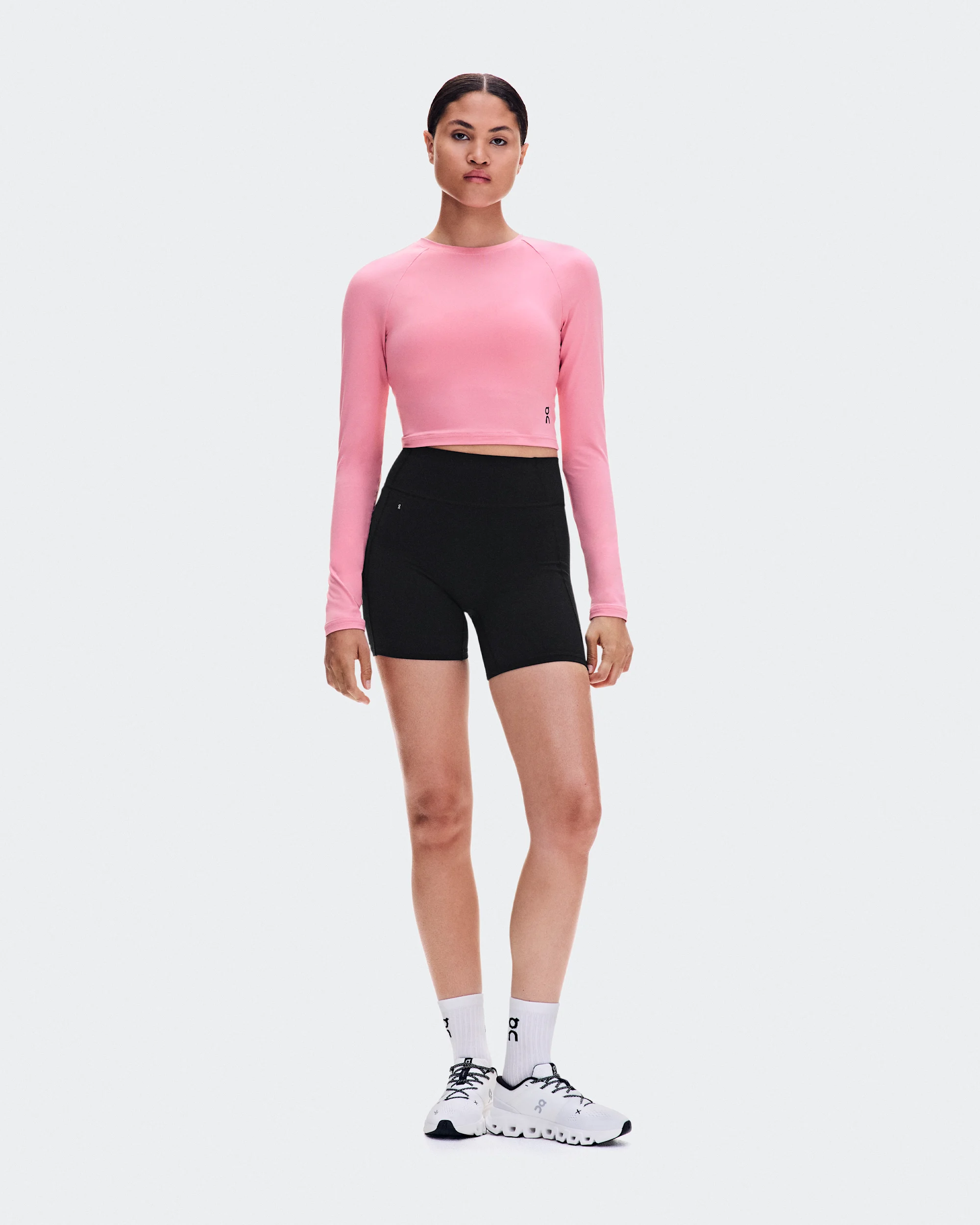 Women's Studio Long-T Crop Magnolia