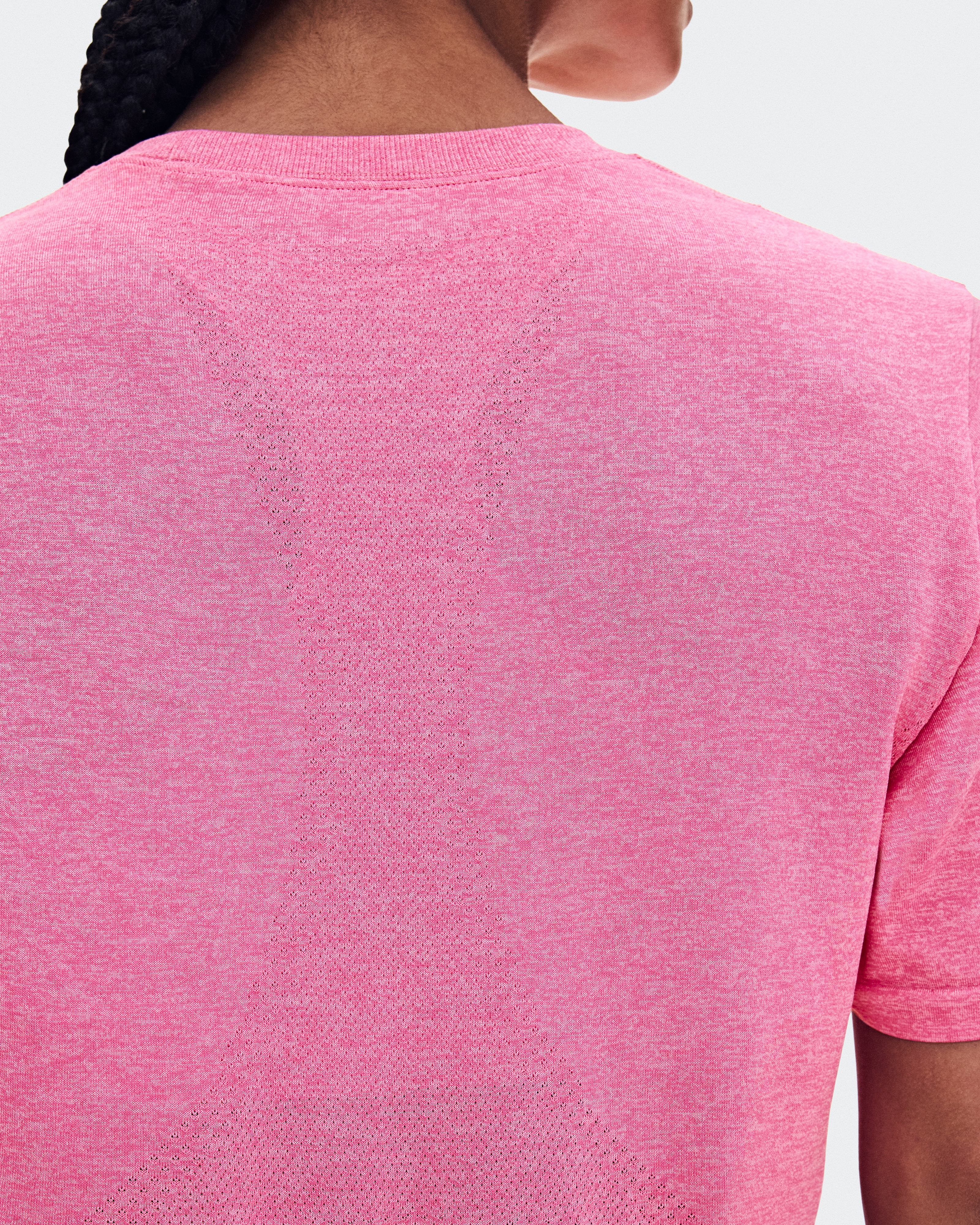 Train Flex-T CropWomen / Bubblegum Heather / L