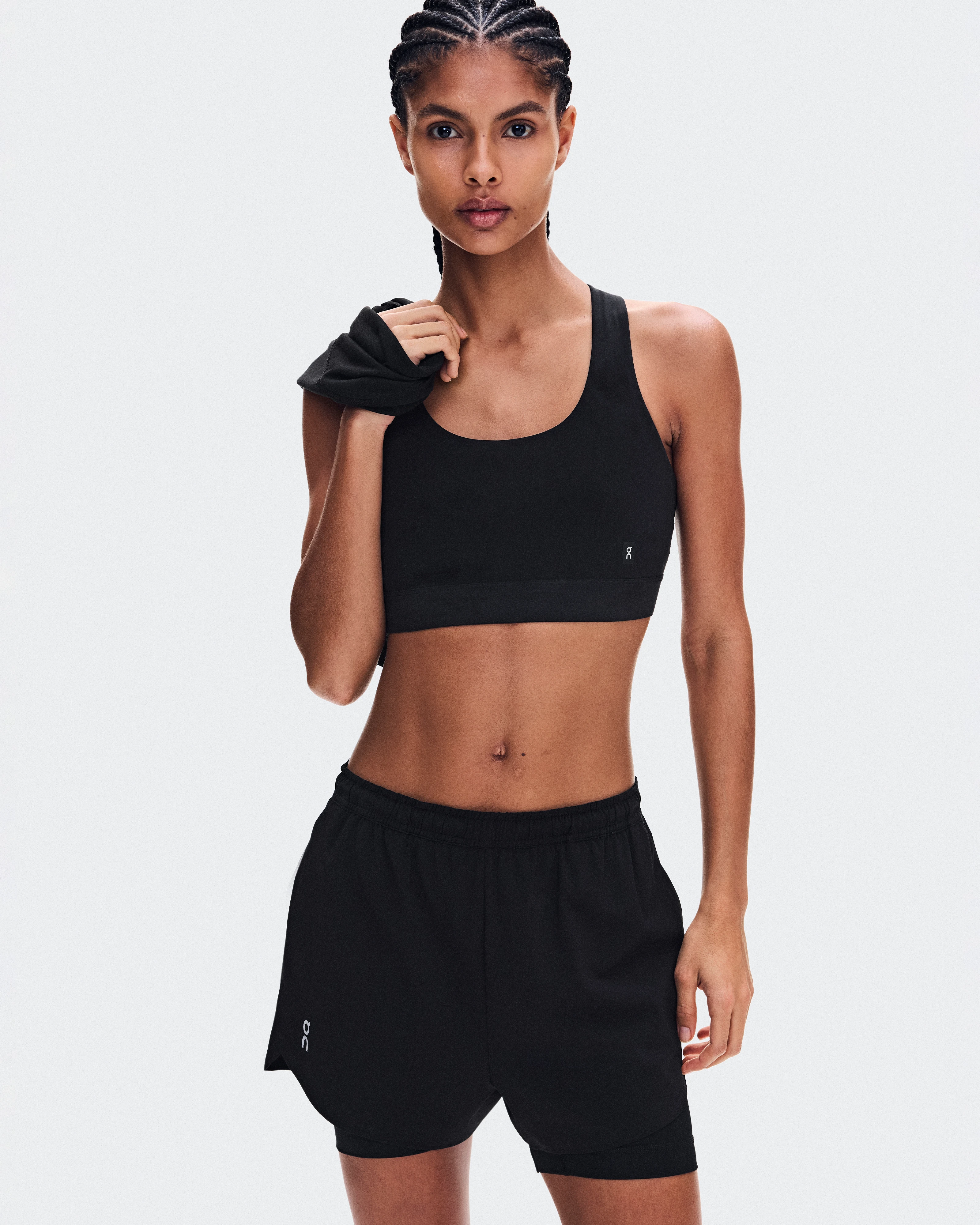 On Train 2-in-1 Shorts Black Women Shorts