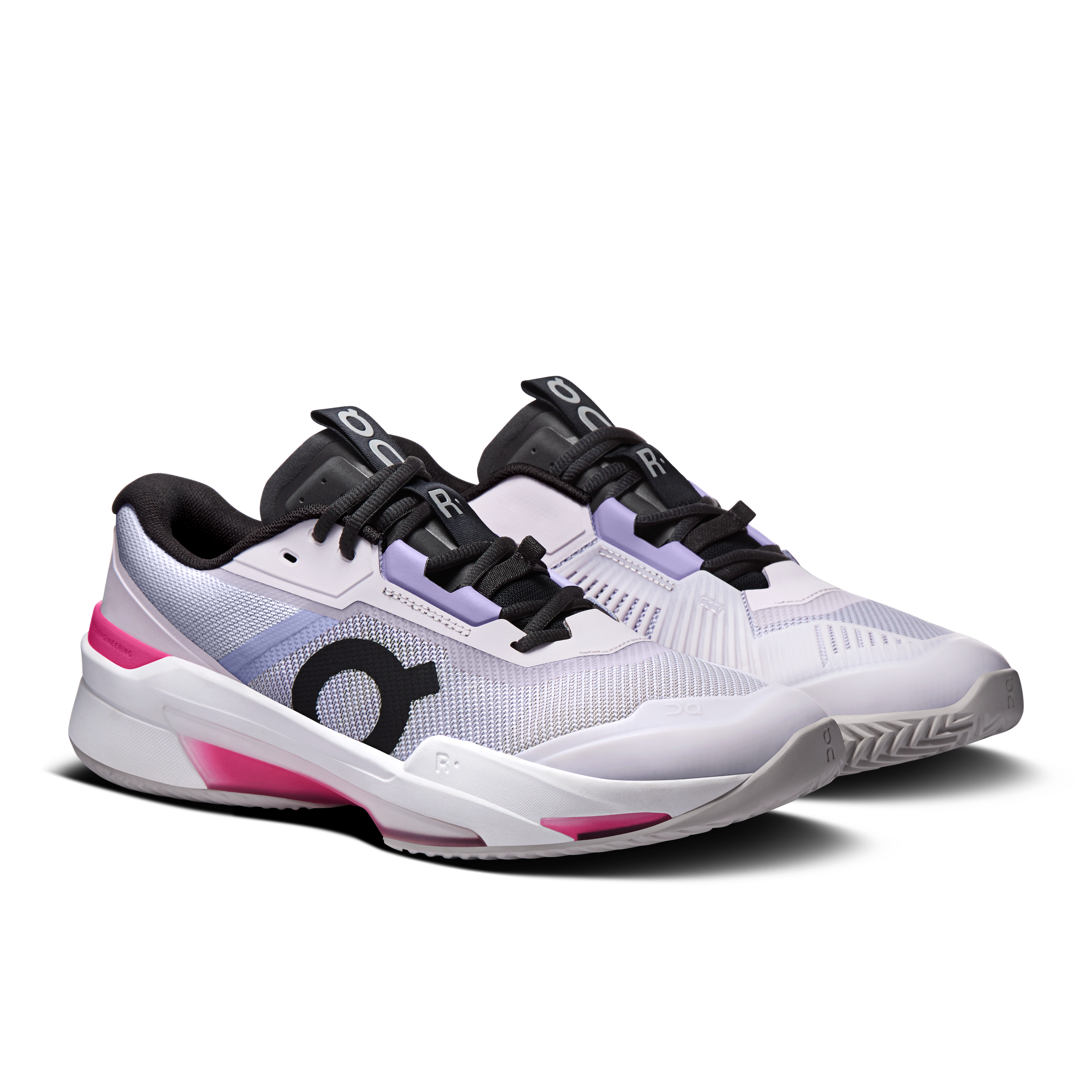 On THE ROGER Pro Fire Clay Thistle & Pink Men Tennis Shoes