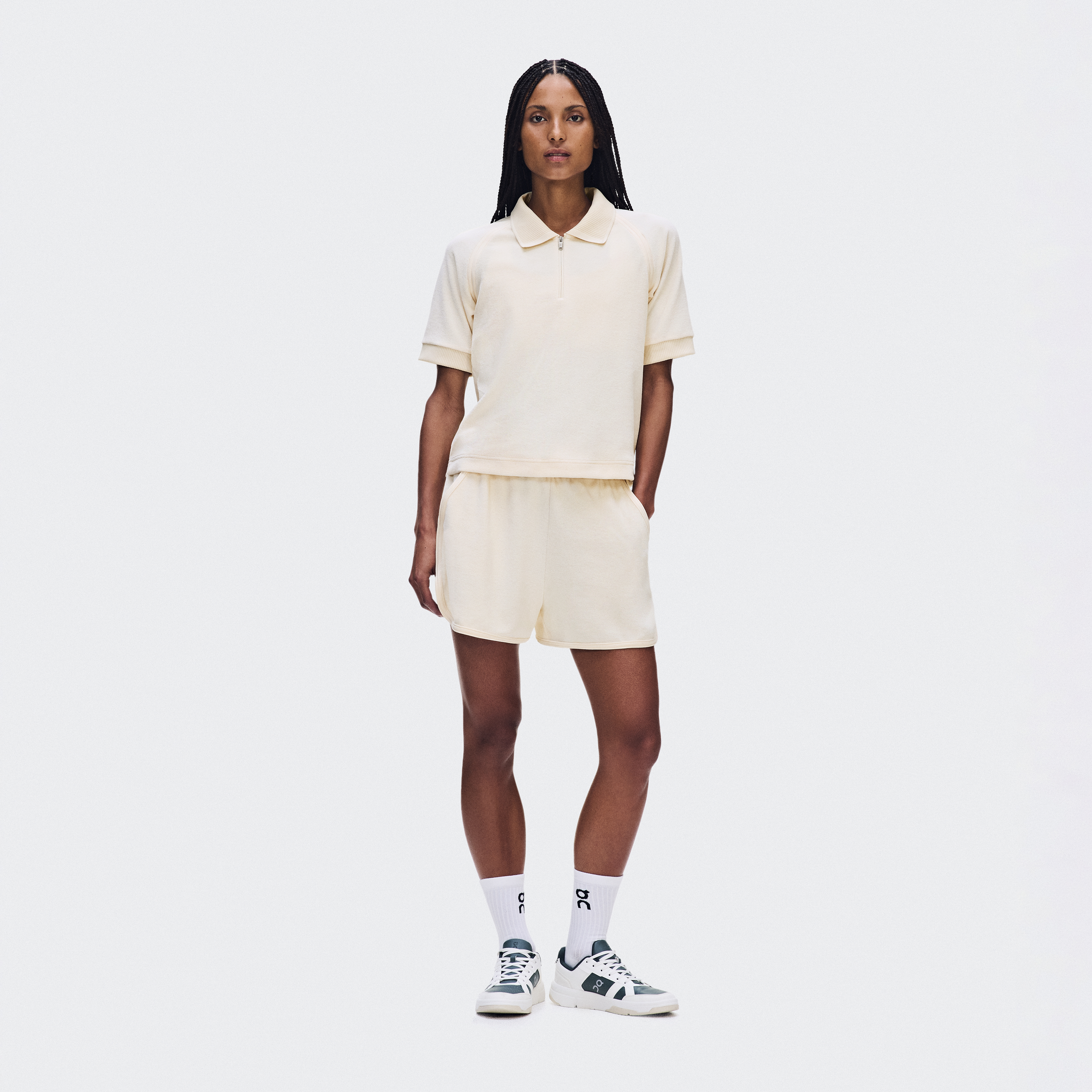 Courtside Shorts Terry in Chantilly