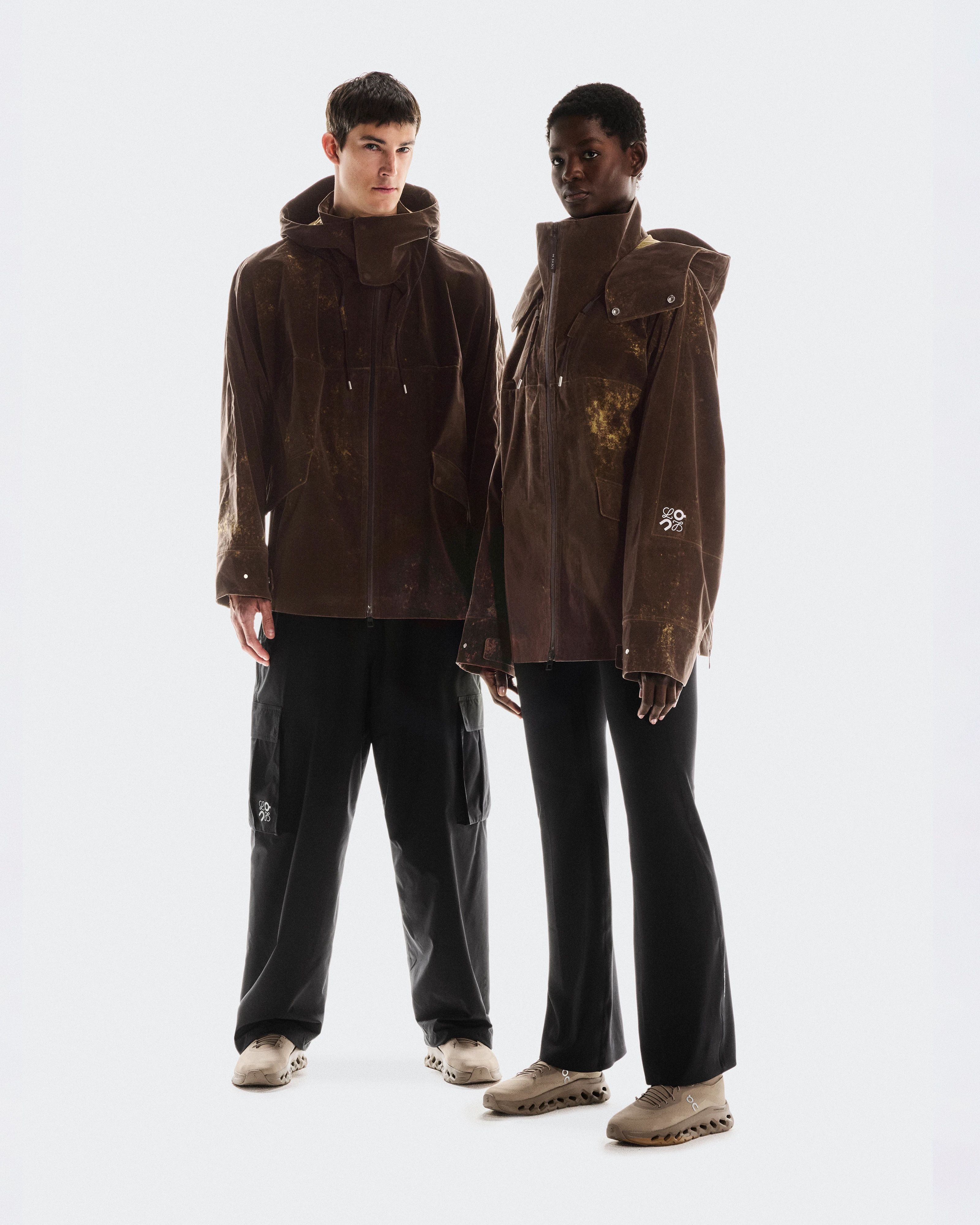 On Anorak LOEWE Chocolate Brown Unisex Jackets