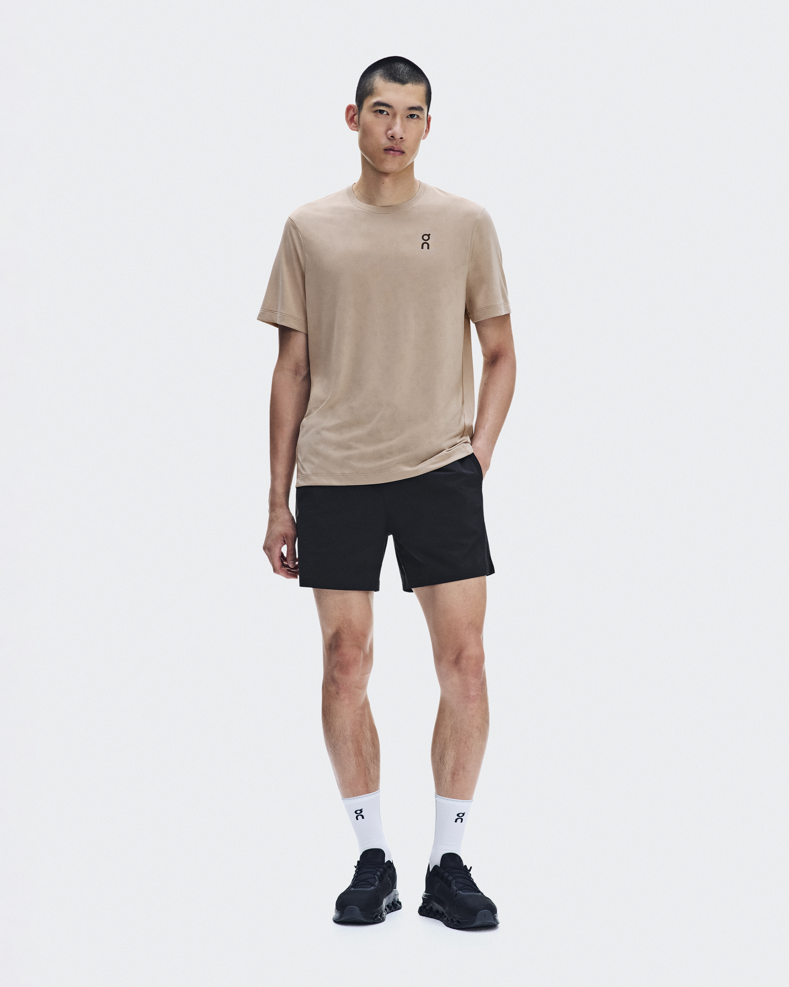 Core-T Grid Short-Sleeve Shirt in Desert