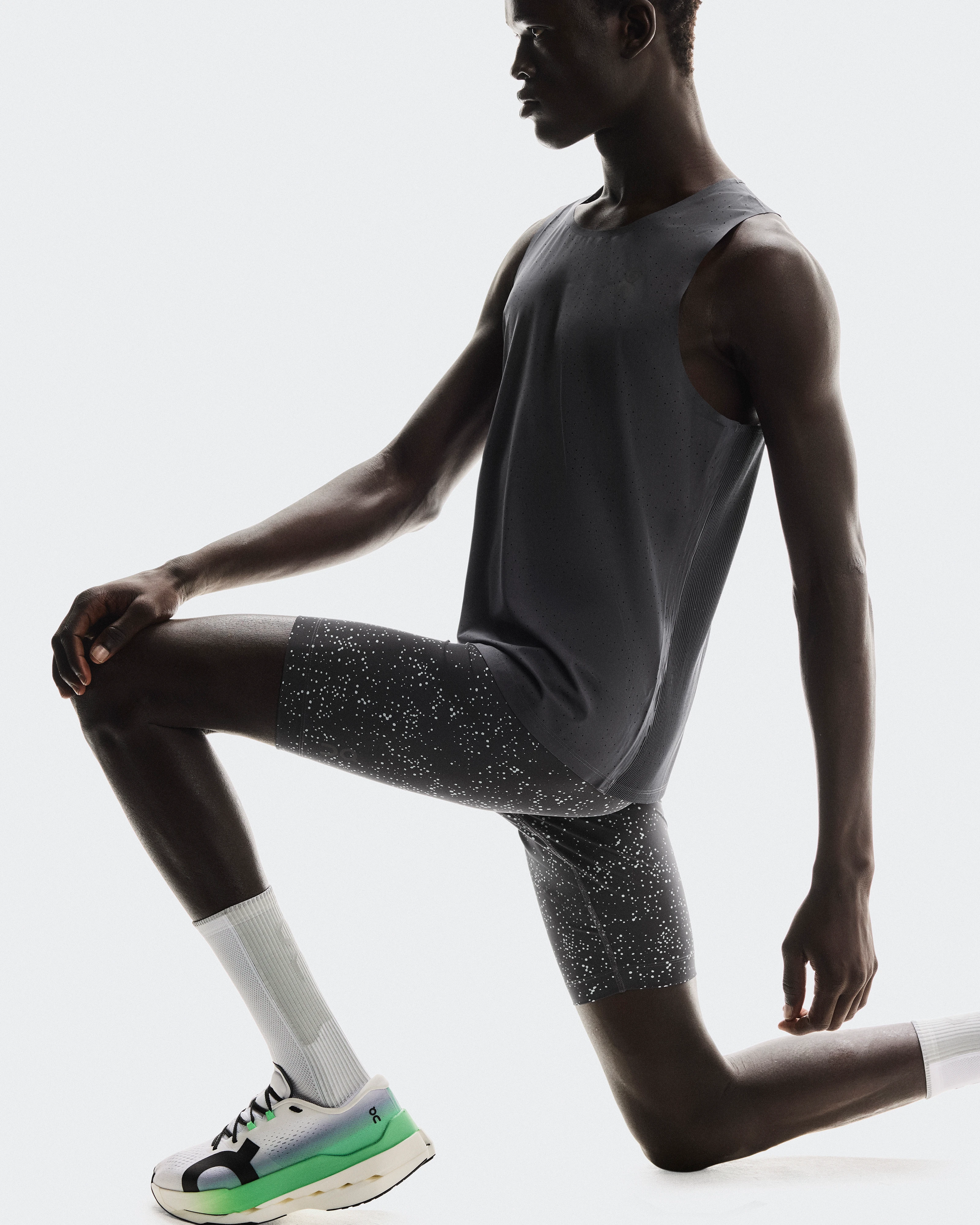 On Race Tights Half Iron & Glacier Men Tights